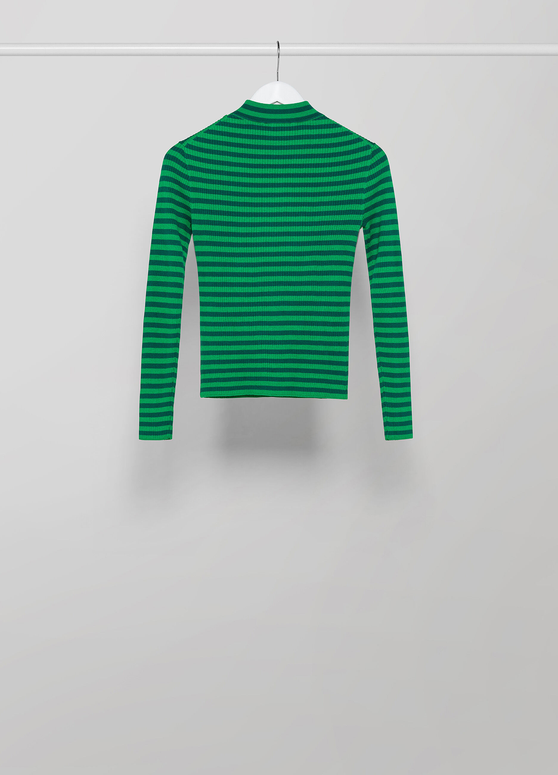 Ribbed silk-blend tricot