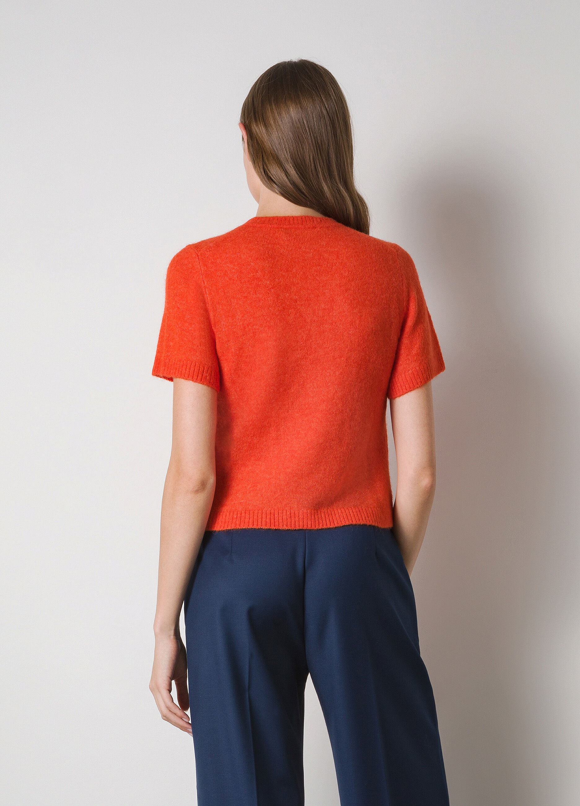 Short-sleeved alpaca wool-blend tricot_1