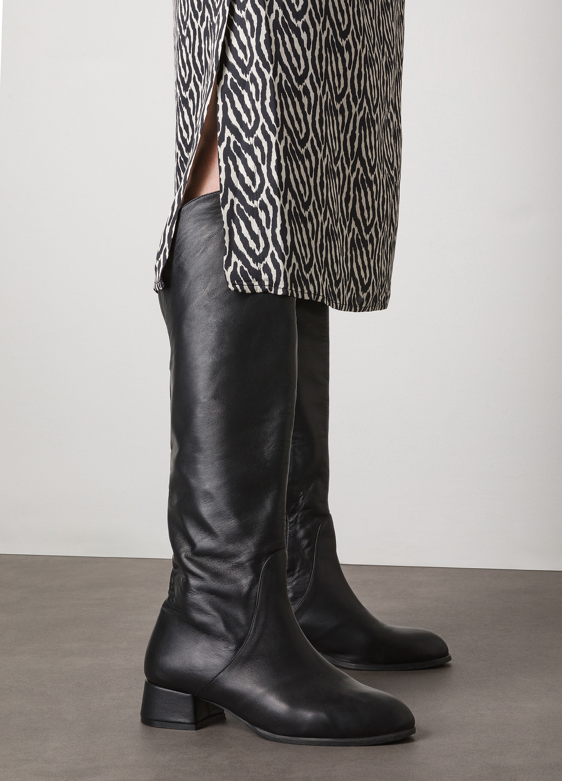 Animal print midi skirt_2