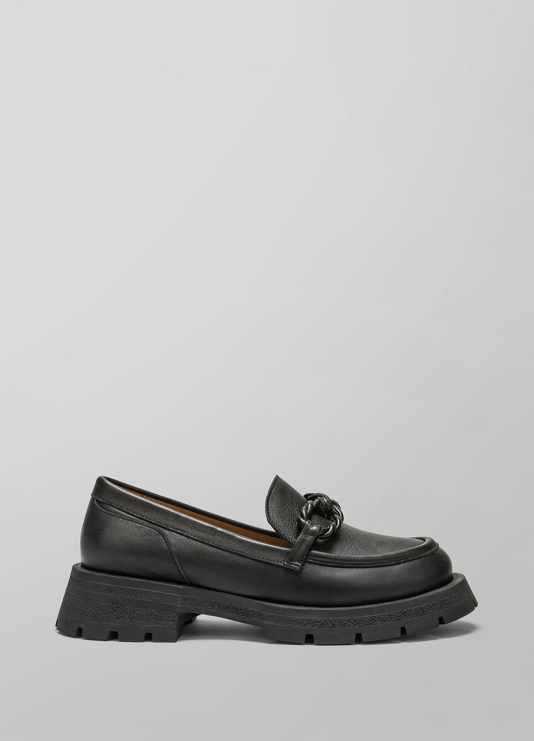 Eco-leather chunky loafer_1