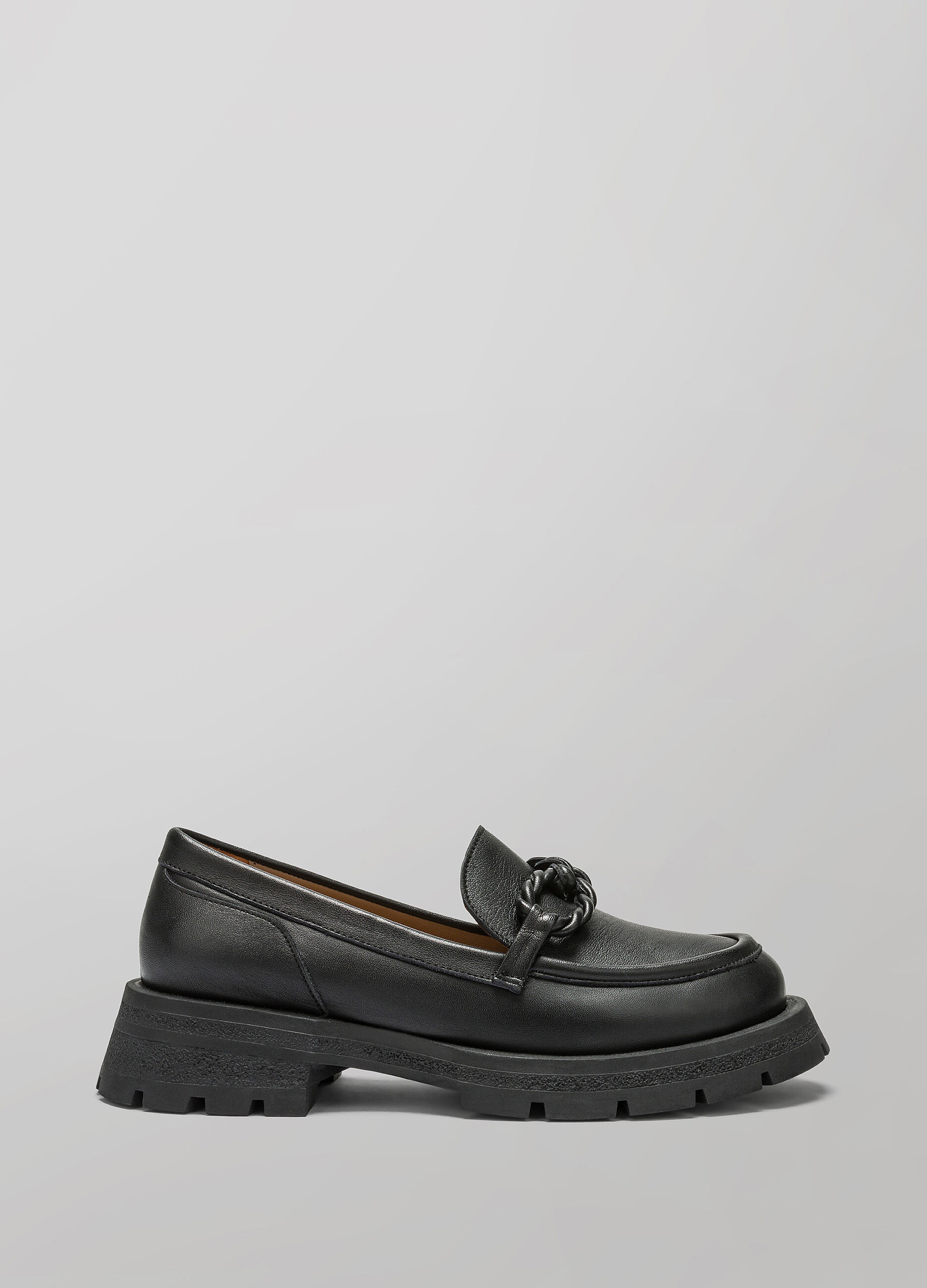 Eco-leather chunky loafer