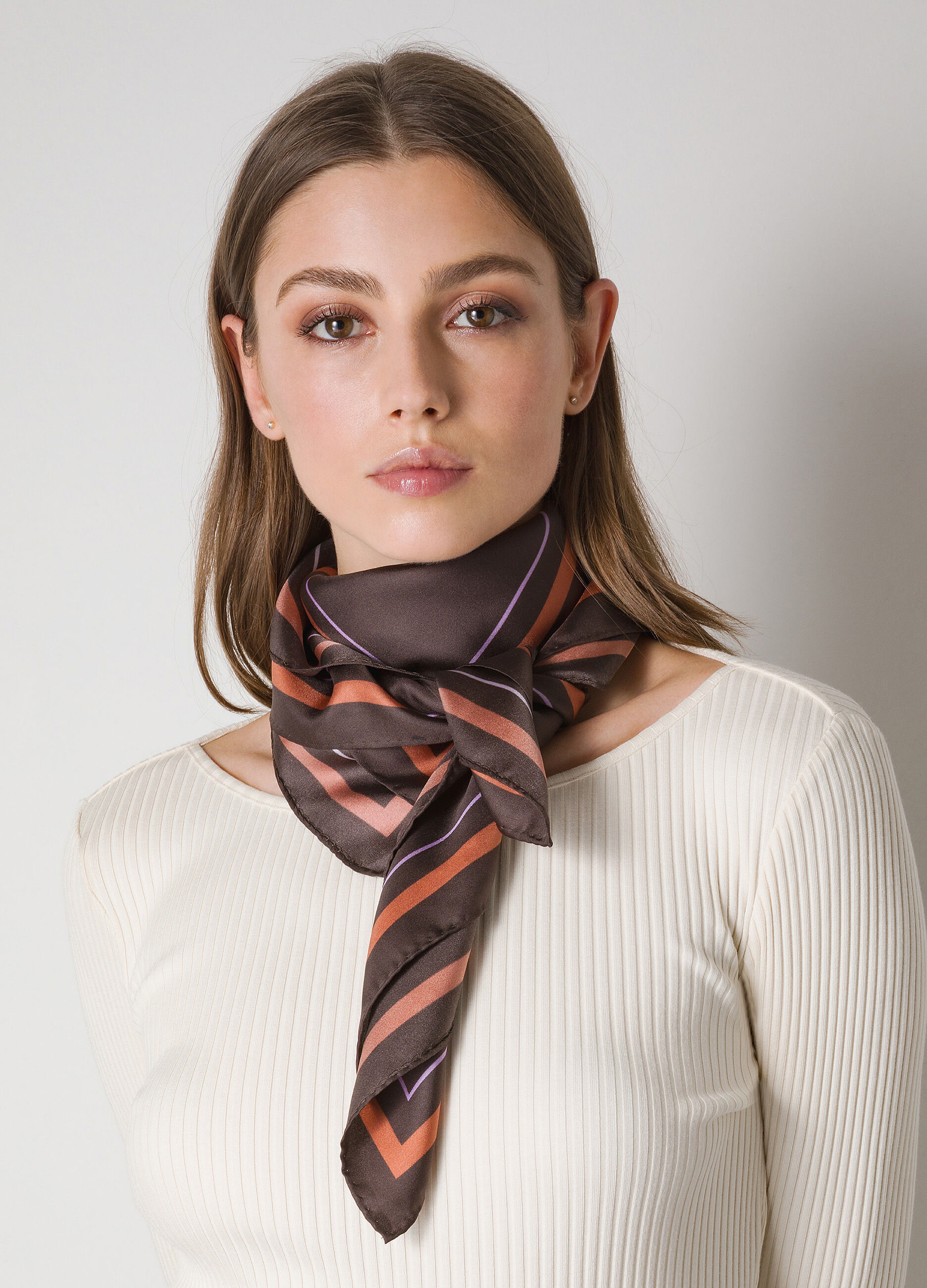 Pure silk scarf_0