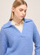 Polo shirt in alpaca, wool and cotton blend_3