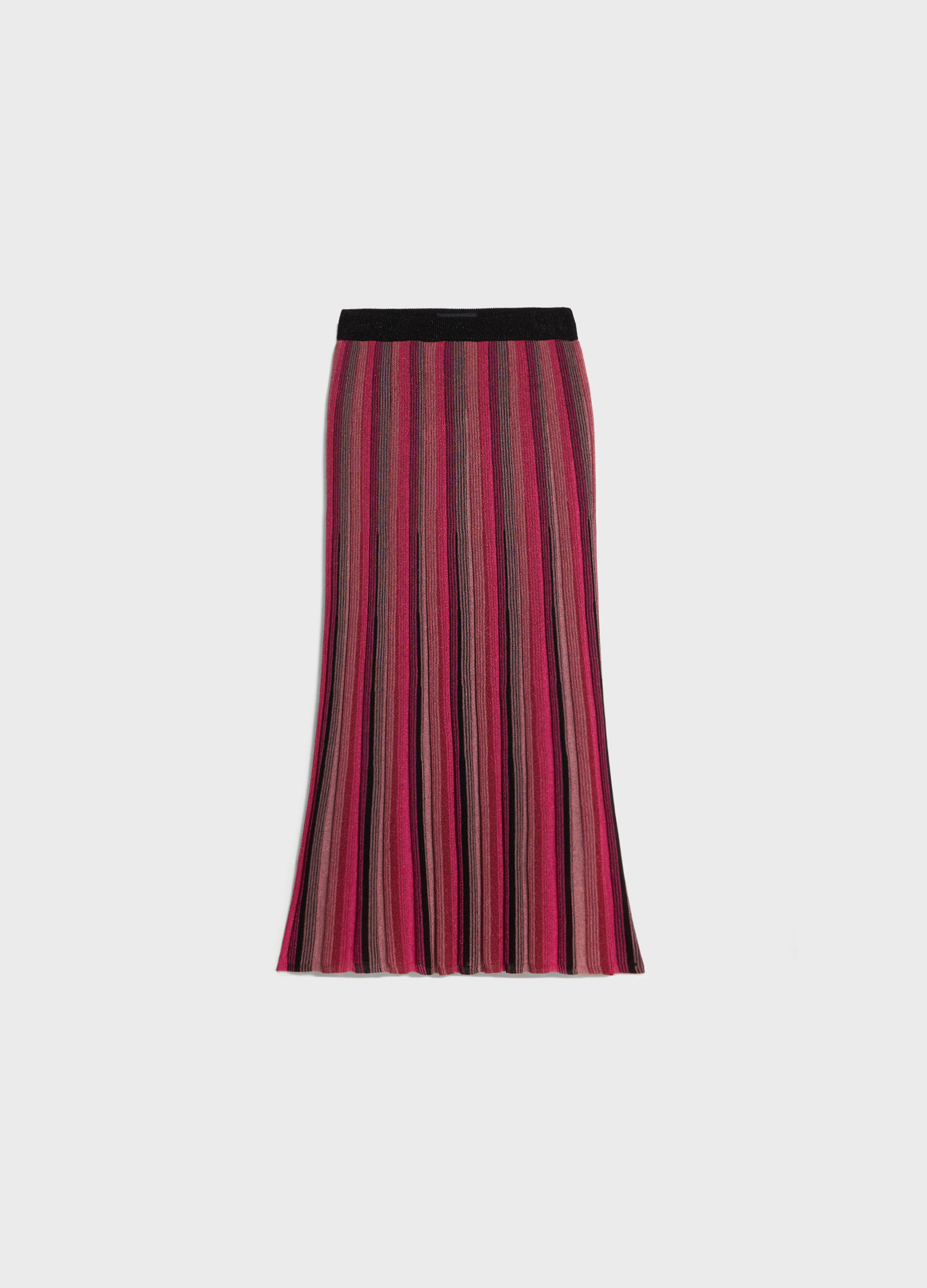 Striped long skirt_4
