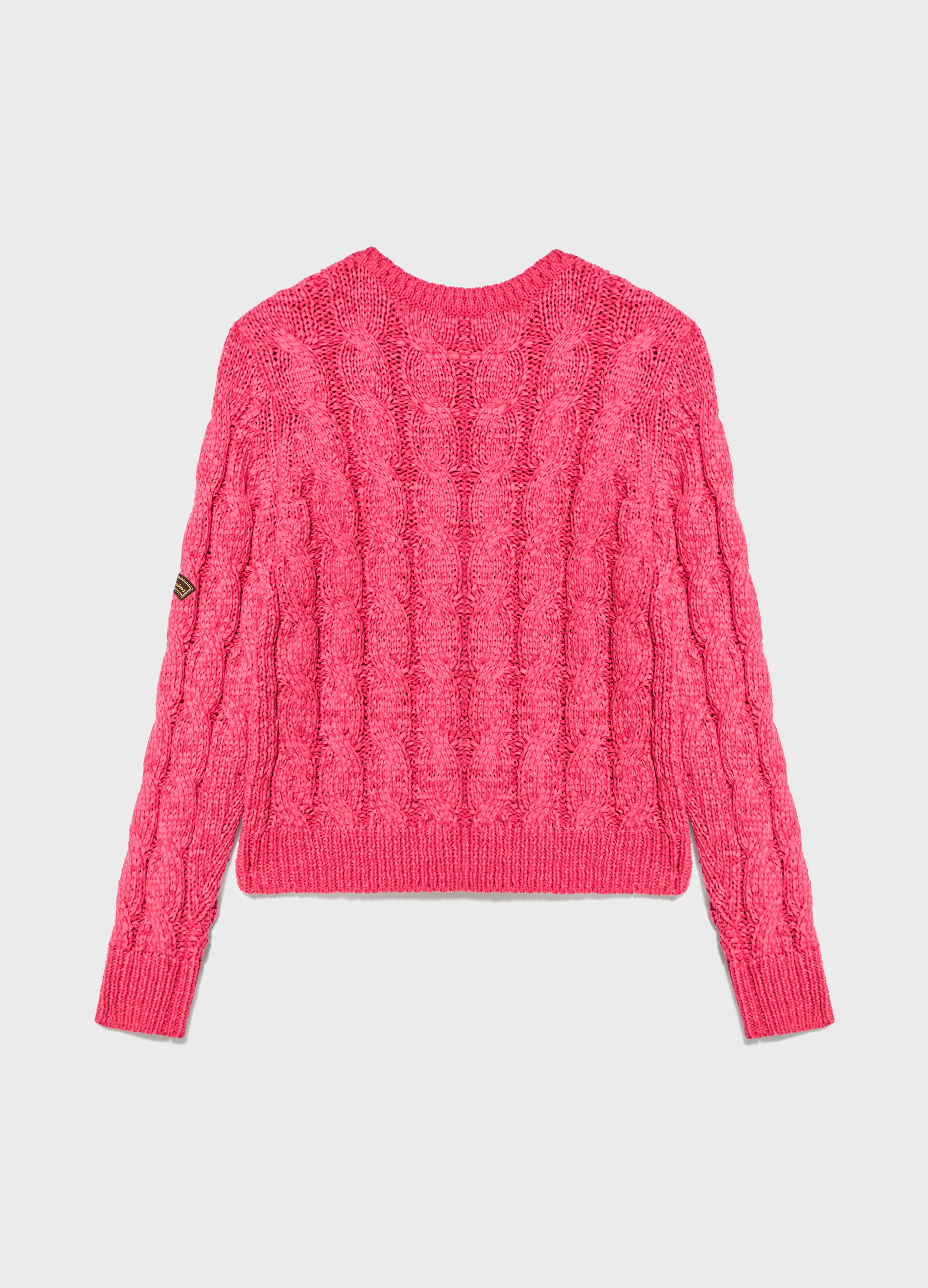 Maglione tricot a trecce