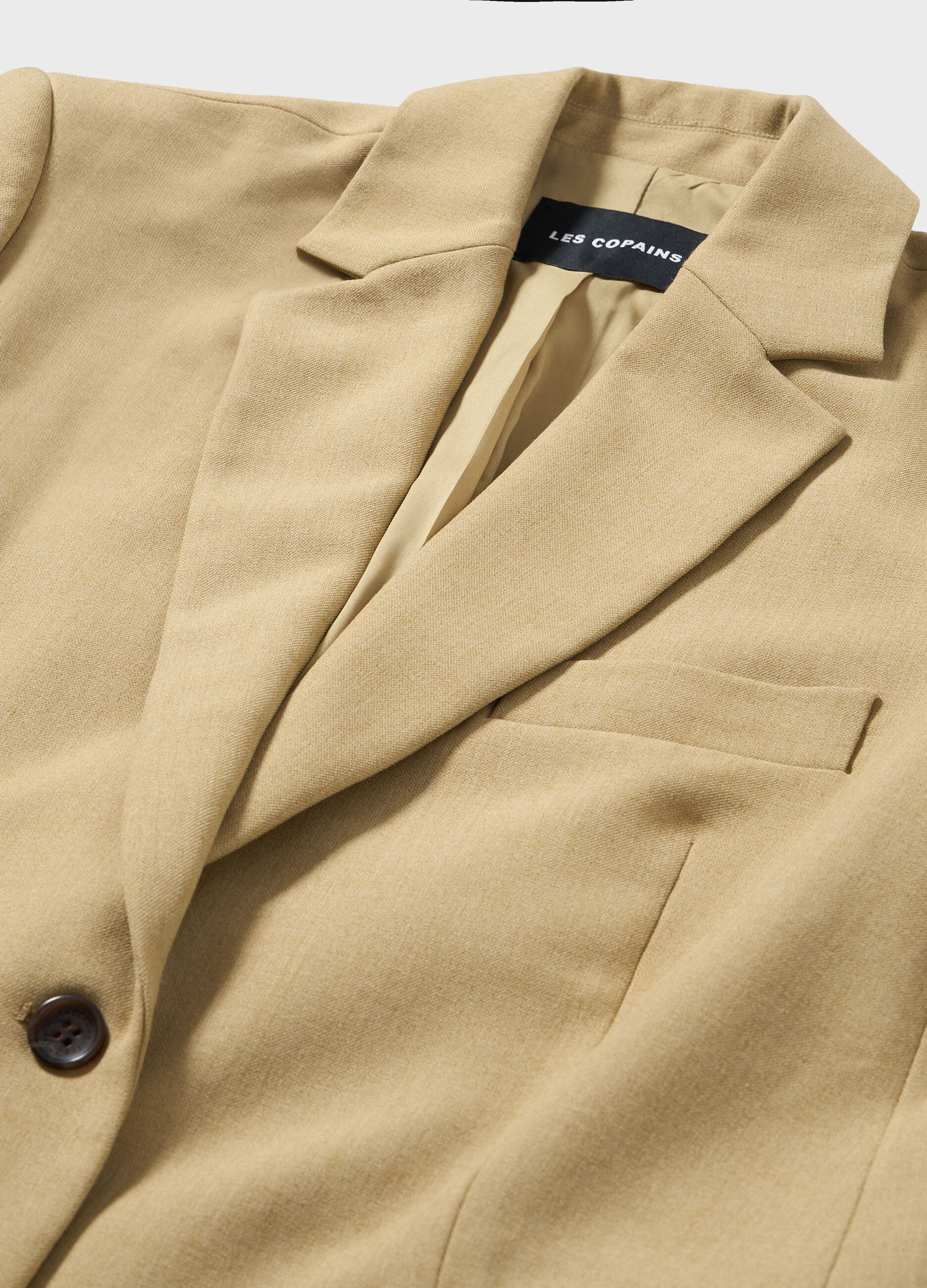 Blazer long fermé par deux boutons