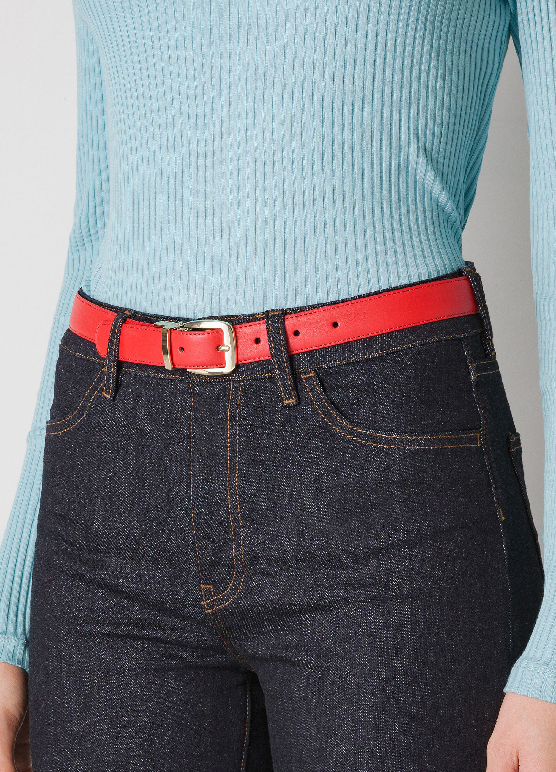 Real leather belt_0