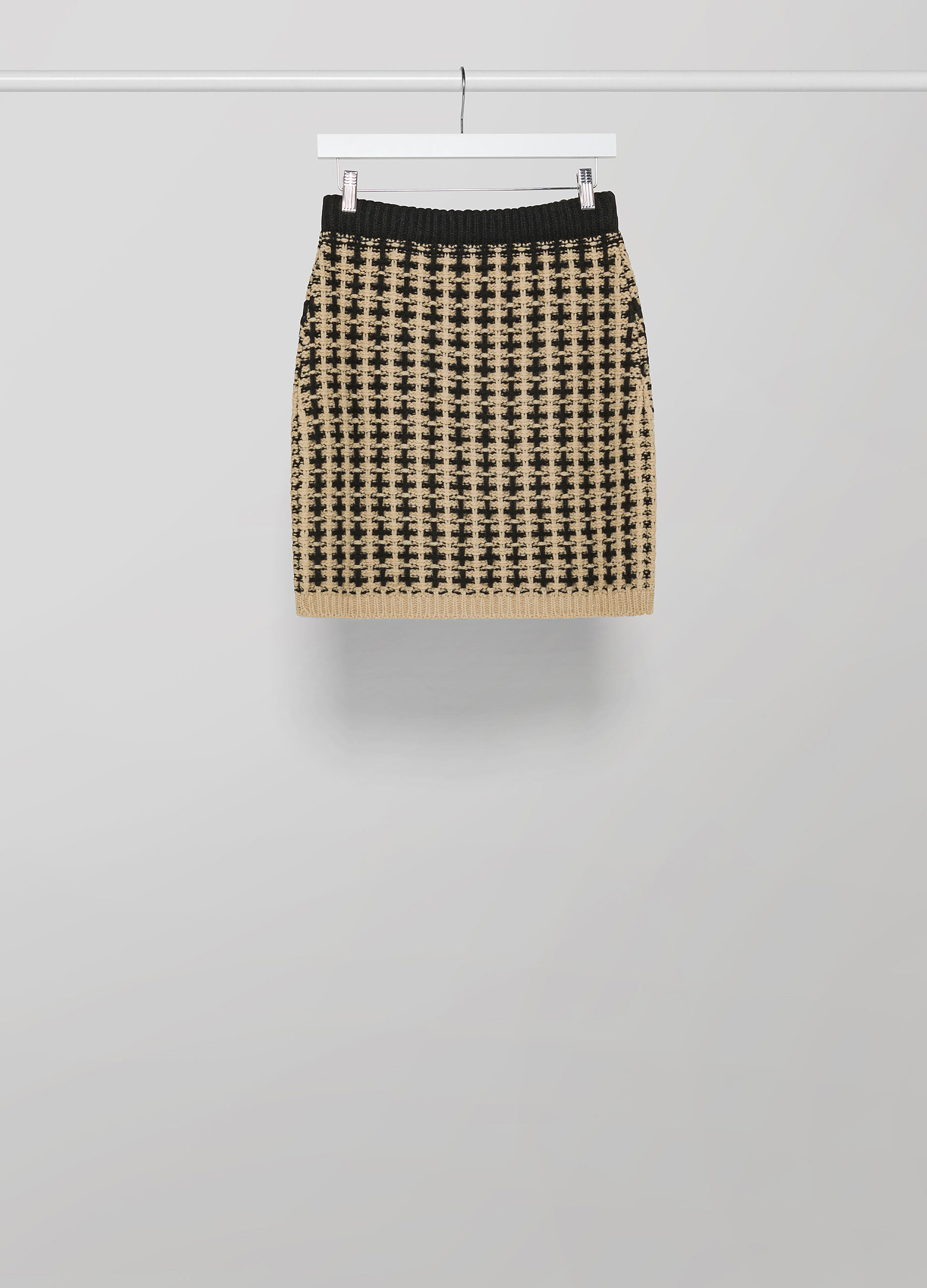 Minigonna tricot in misto lana di alpaca_5
