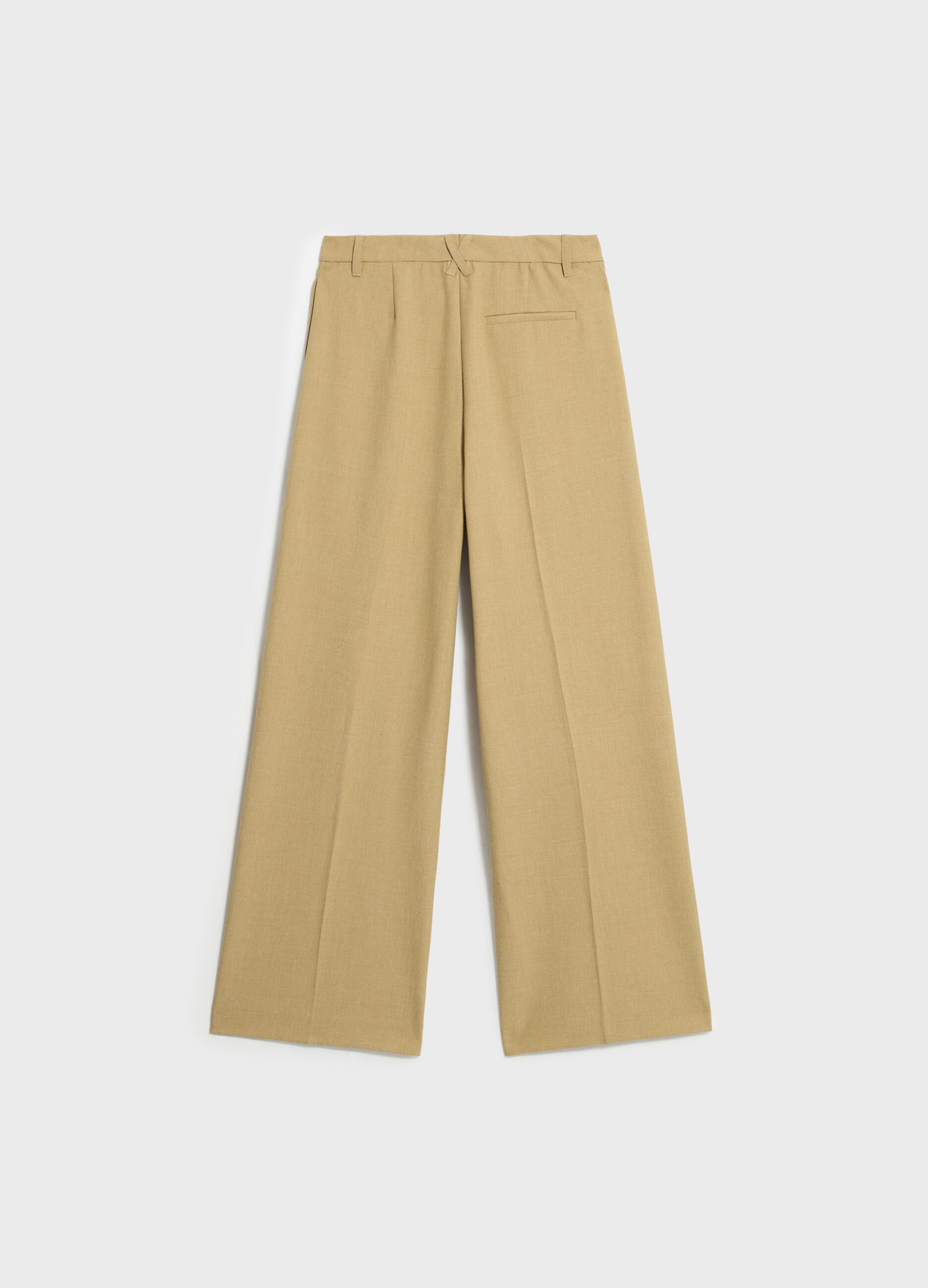 Palazzo trousers with darts