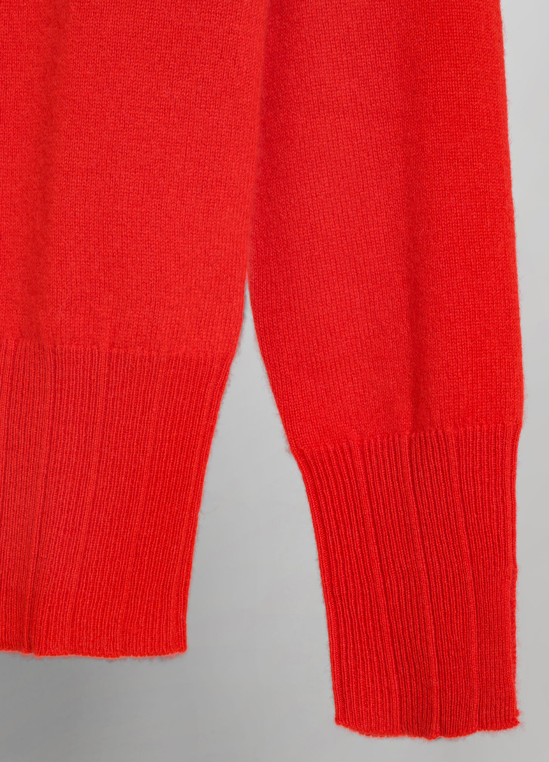 Pure cashmere tricot pullover 