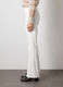 White Flare ribbed velvet trousers_3