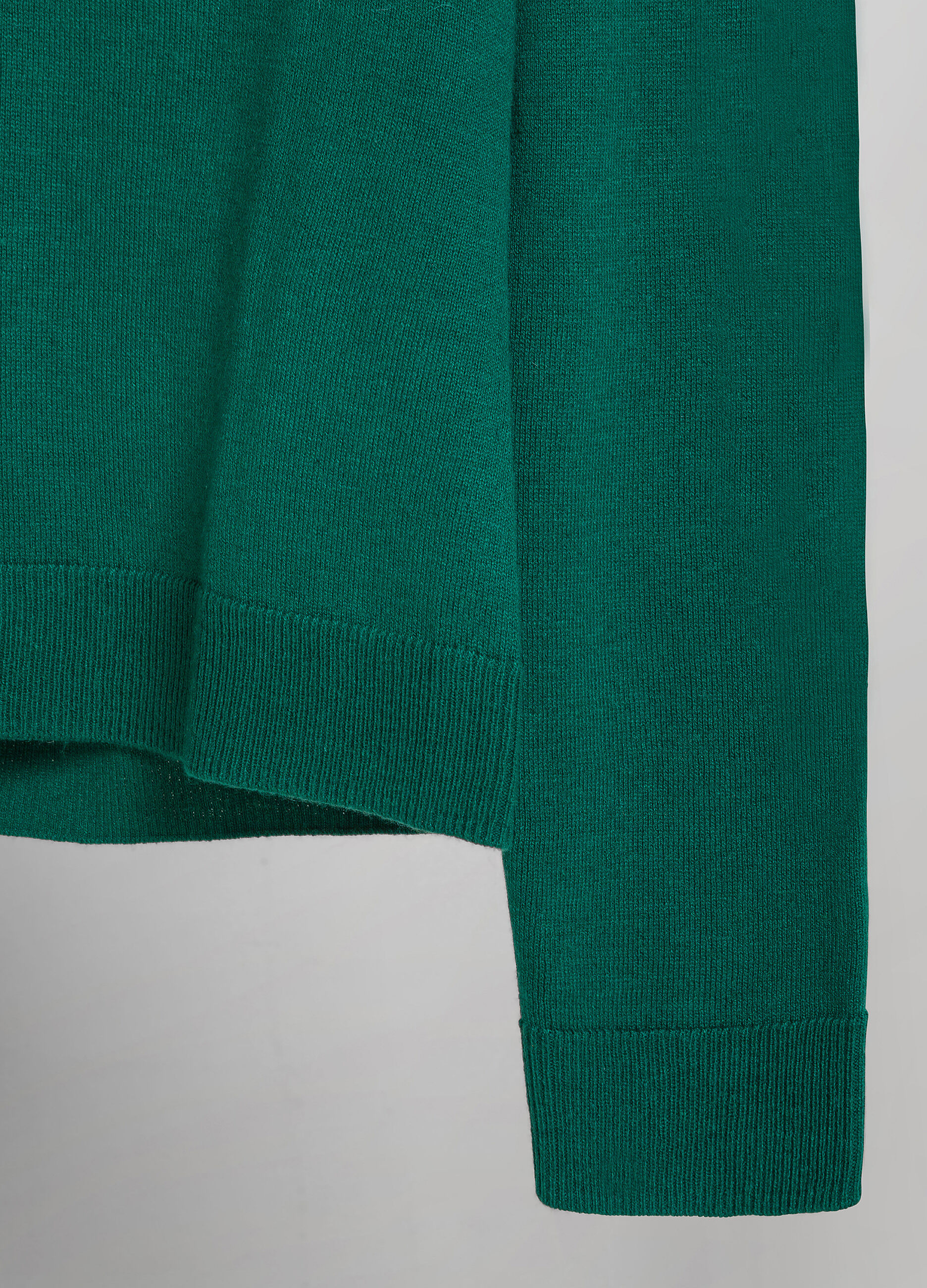 Round-neck silk-blend tricot