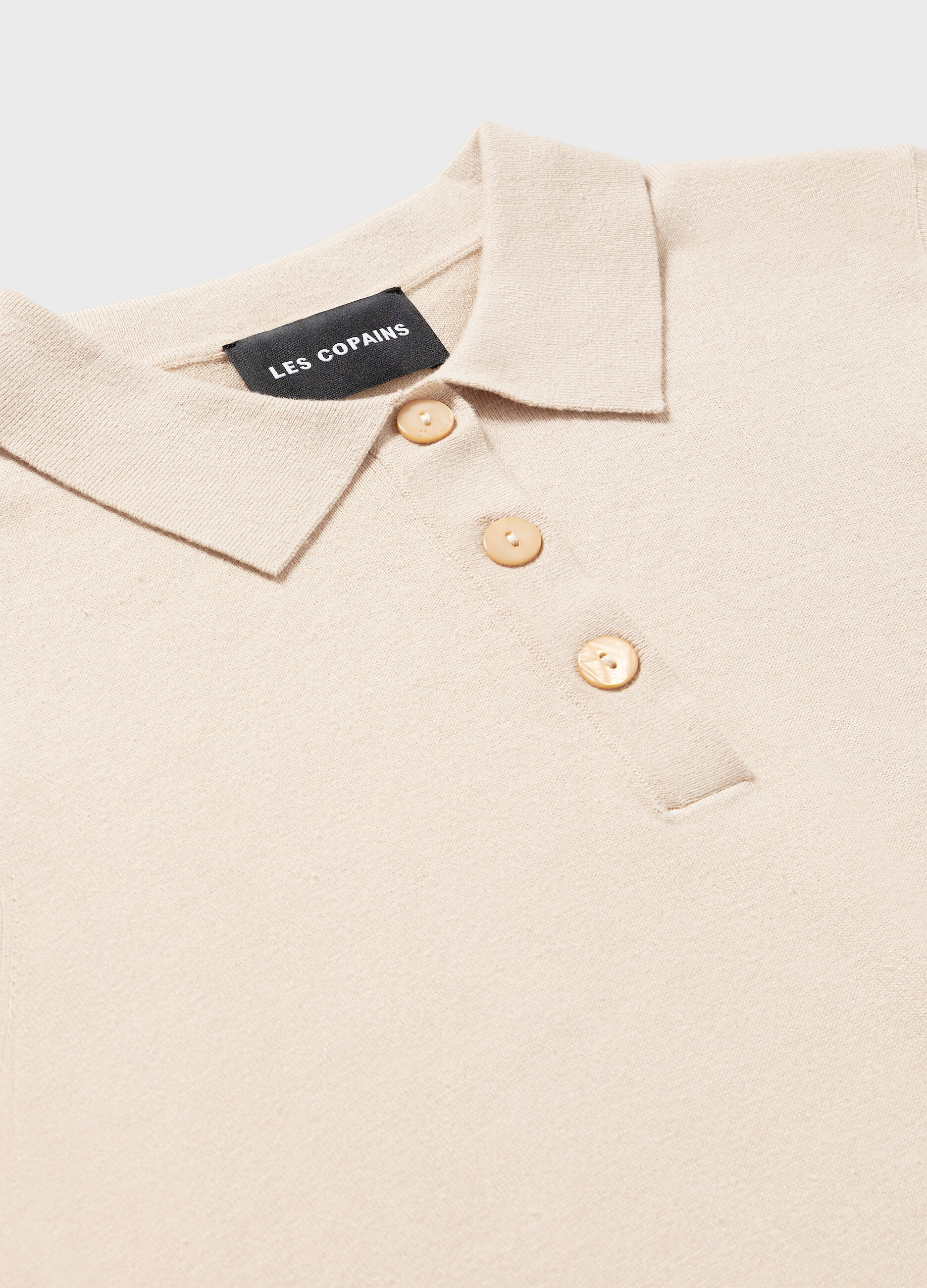 Short-sleeved tricot polo shirt_6