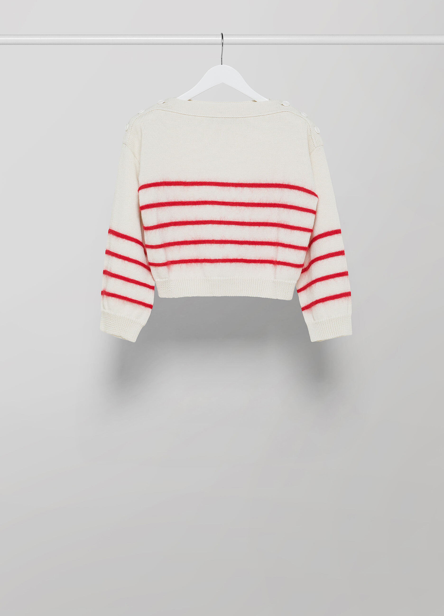 Striped pullover in virgin wool blend_4