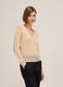 Knitted sweater with V neck_1