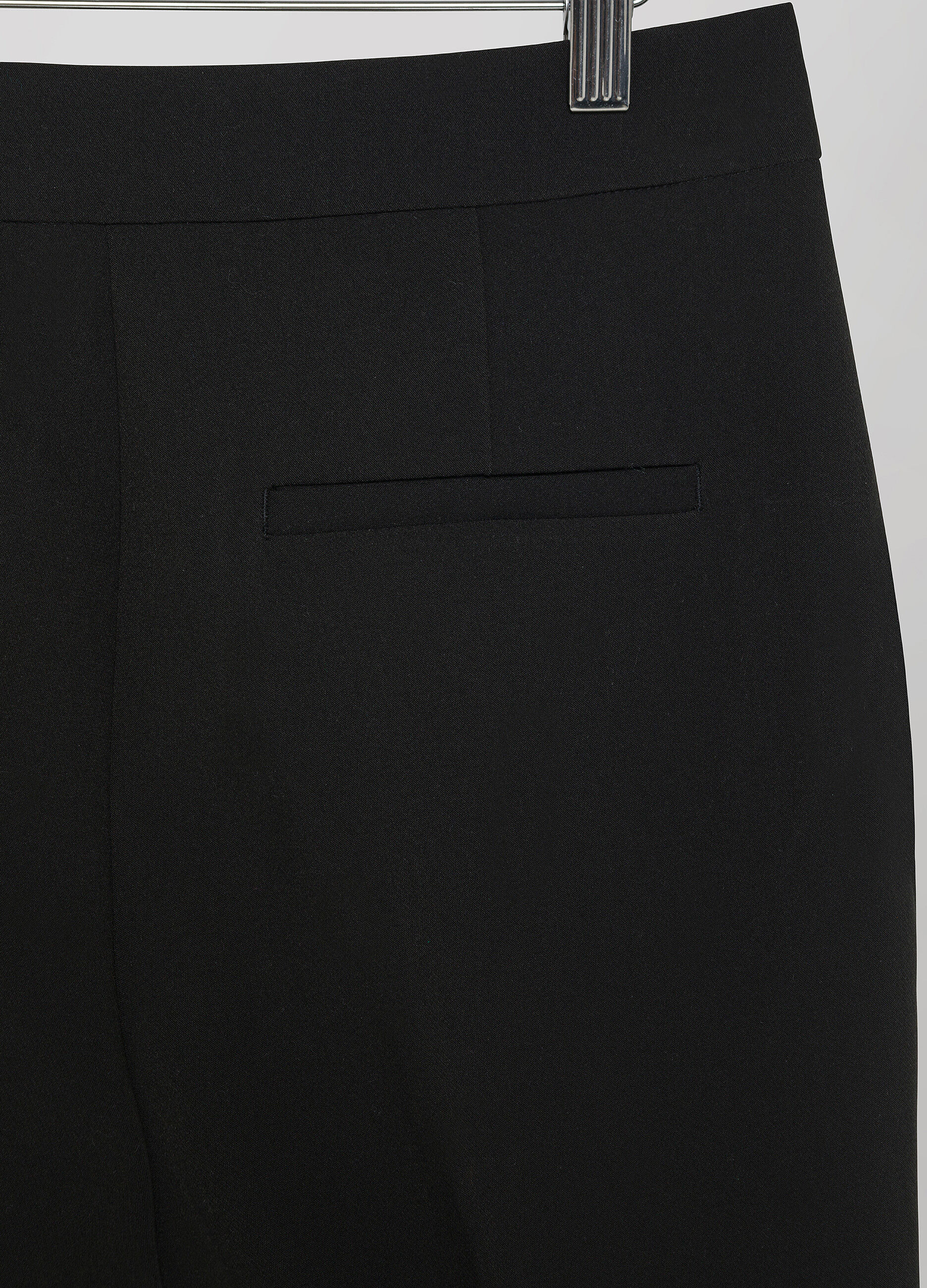 High-waisted stretch fabric trousers_6