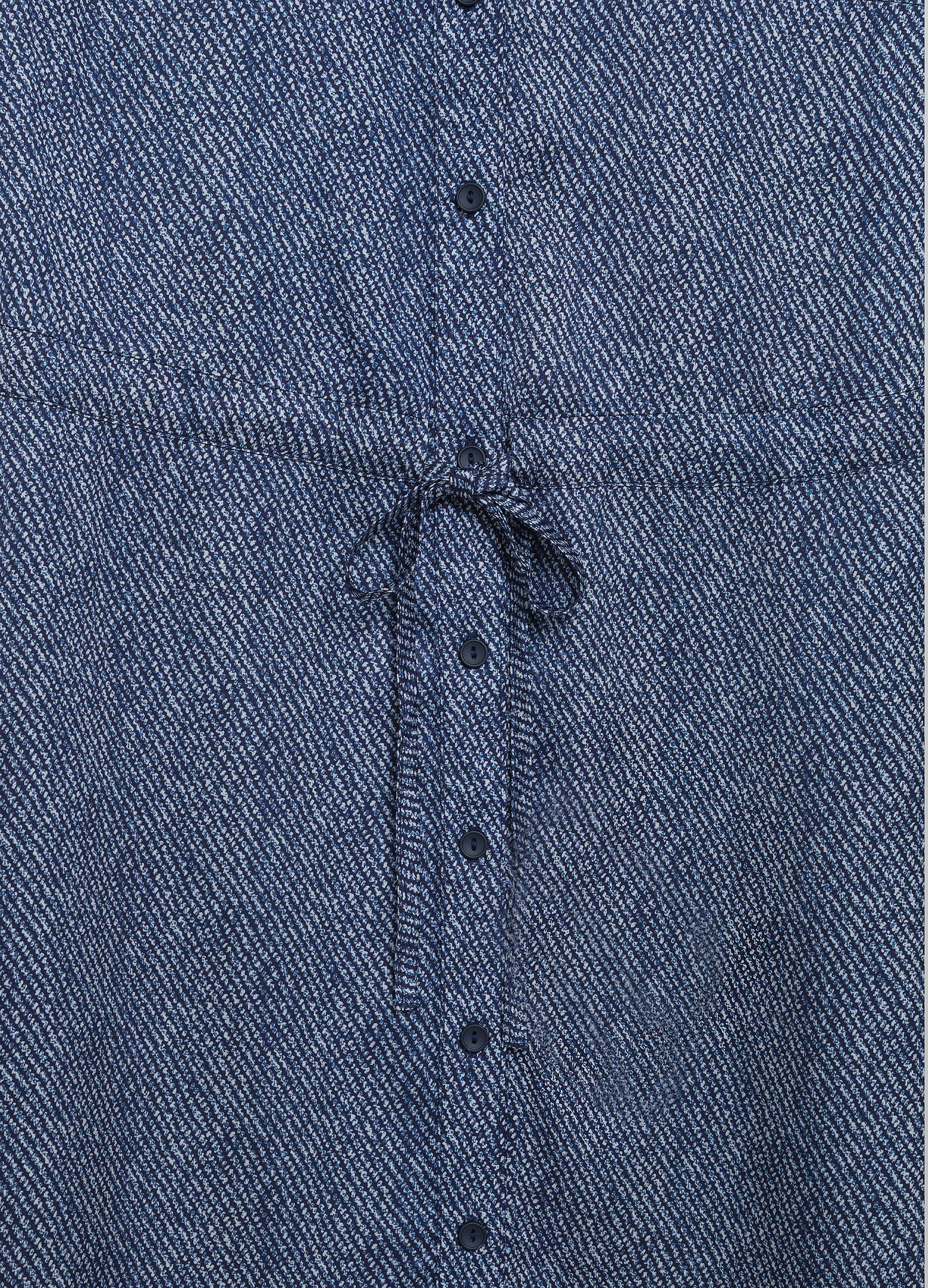 Blue long sleeve shirtdress_6