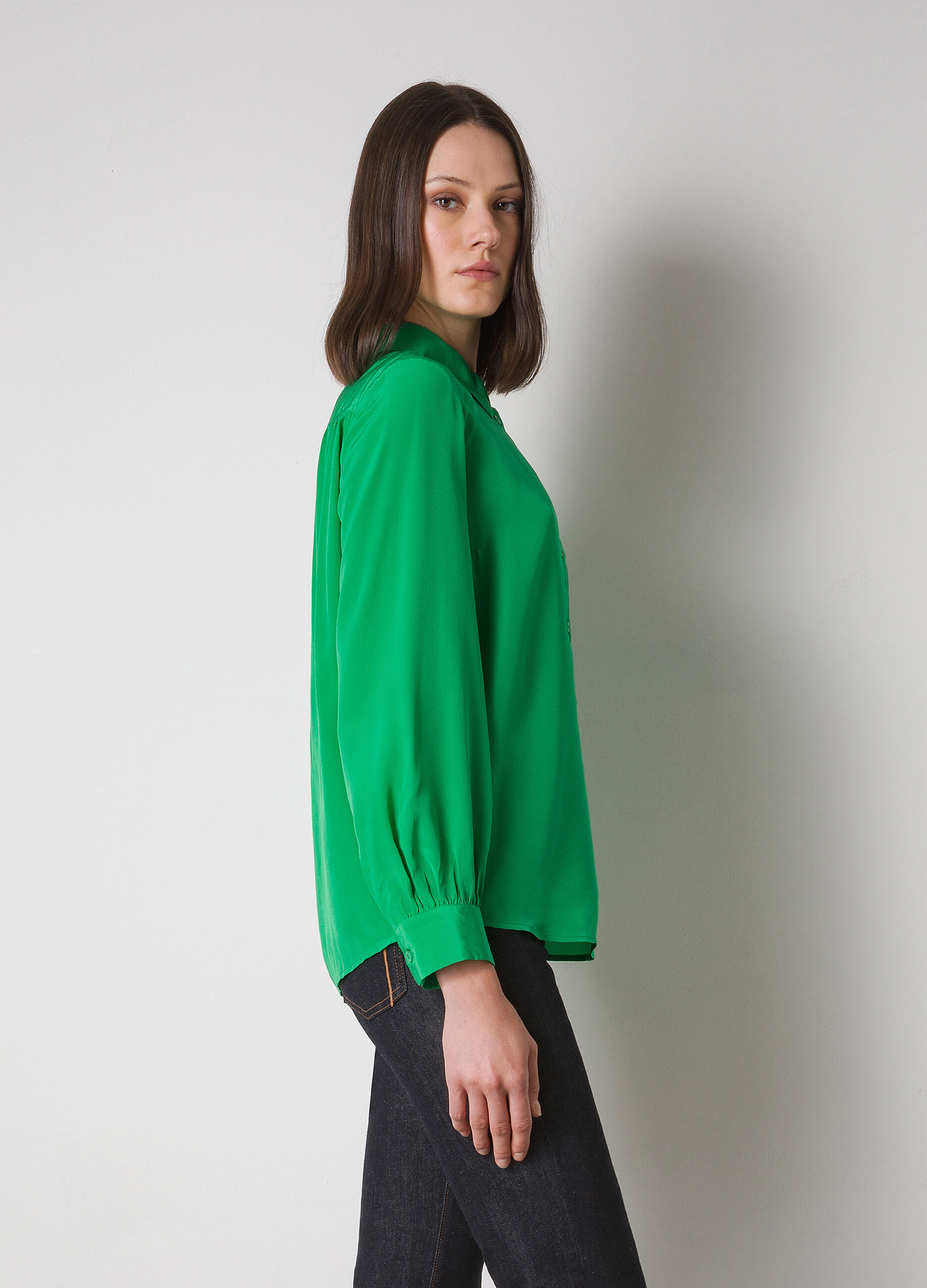 Blouse en 100 % soie