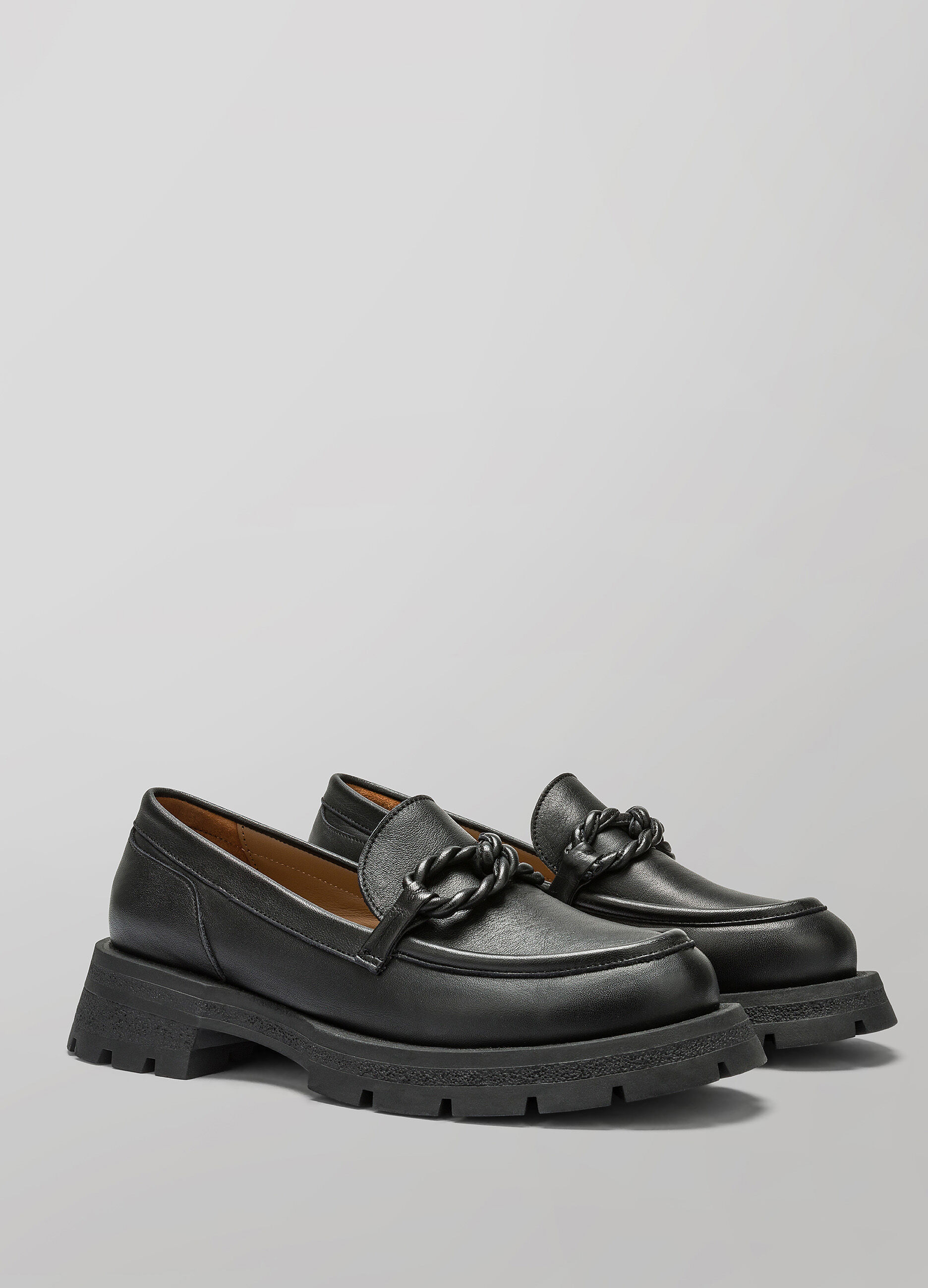 Eco-leather chunky loafer