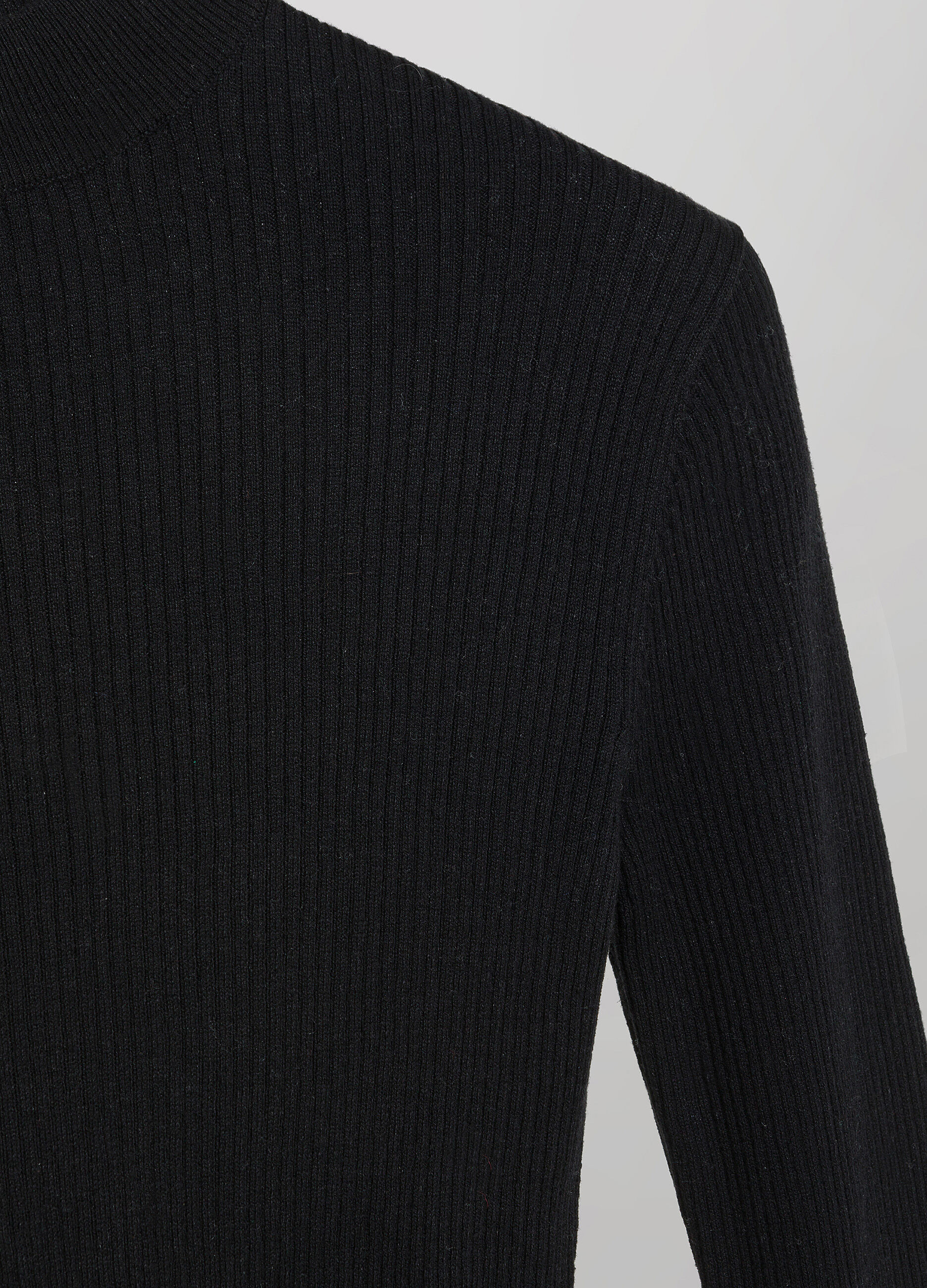 Tricot misto seta in costina