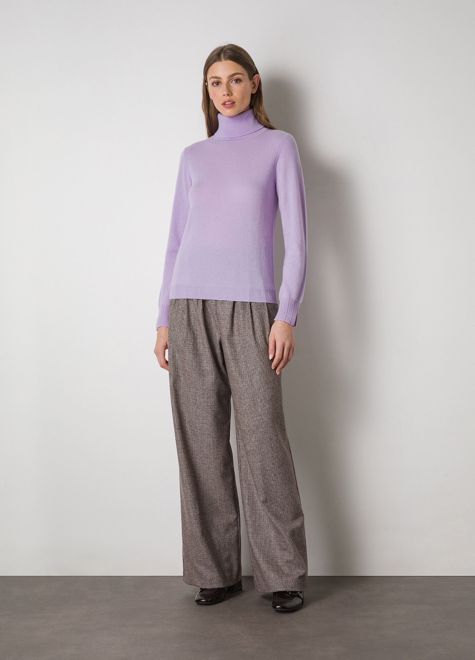 Pure cashmere turtleneck