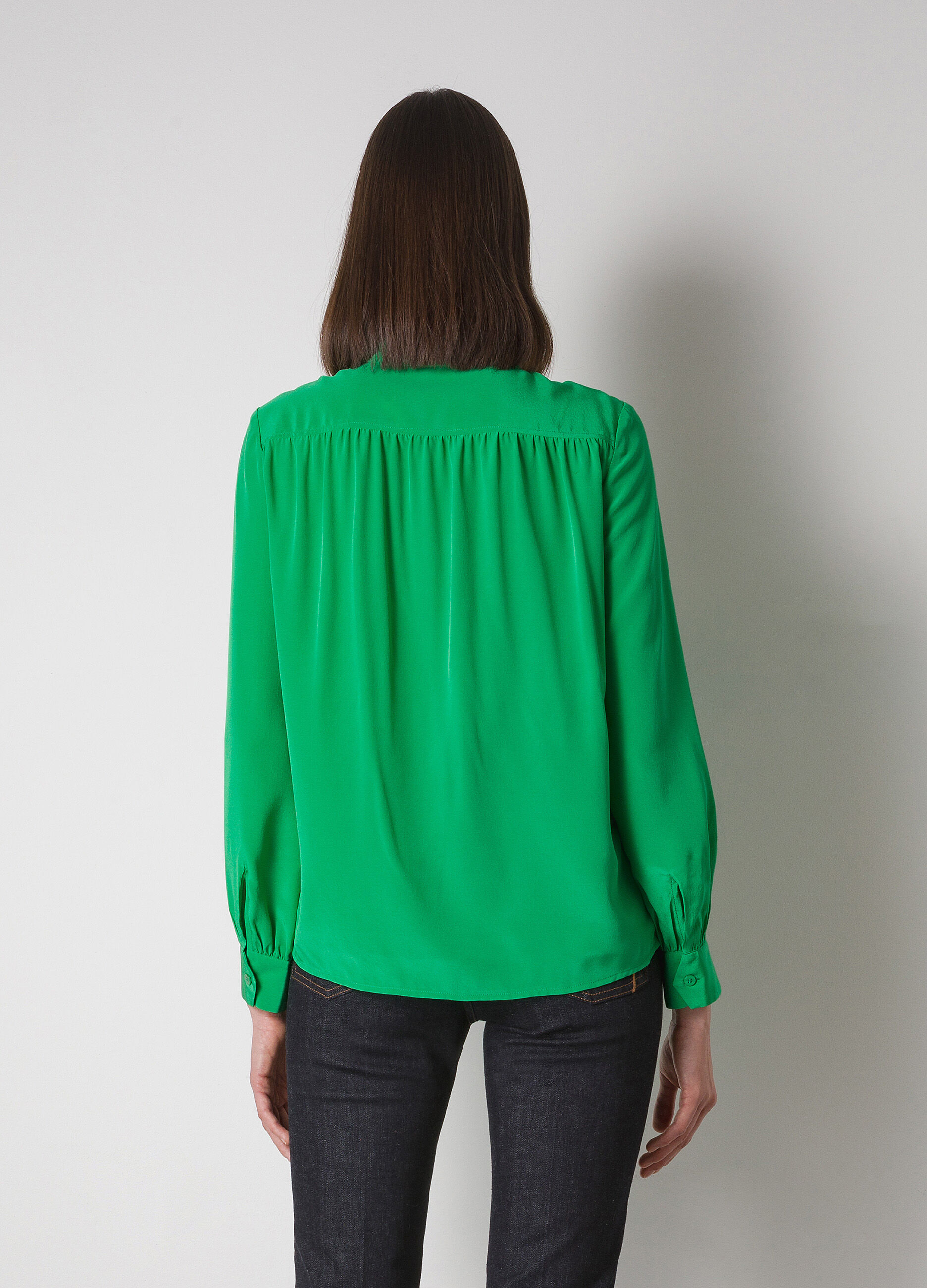 Blouse en 100 % soie