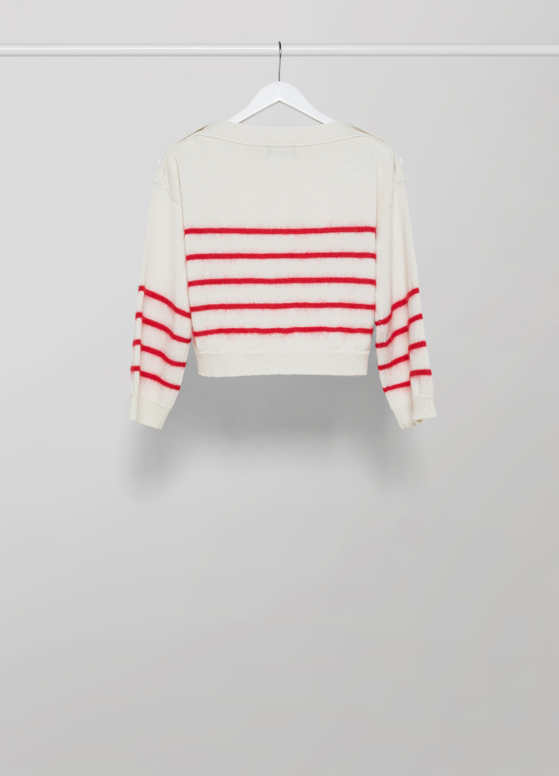 Striped pullover in virgin wool blend_5