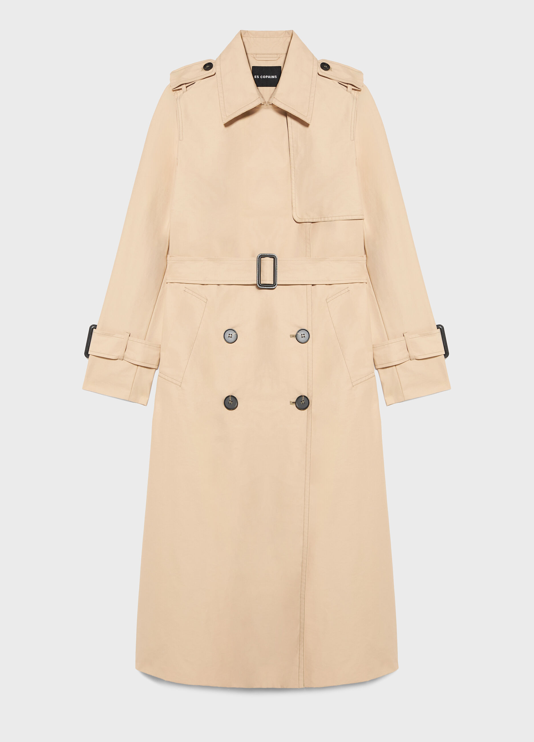 Cotton blend trench coat_4