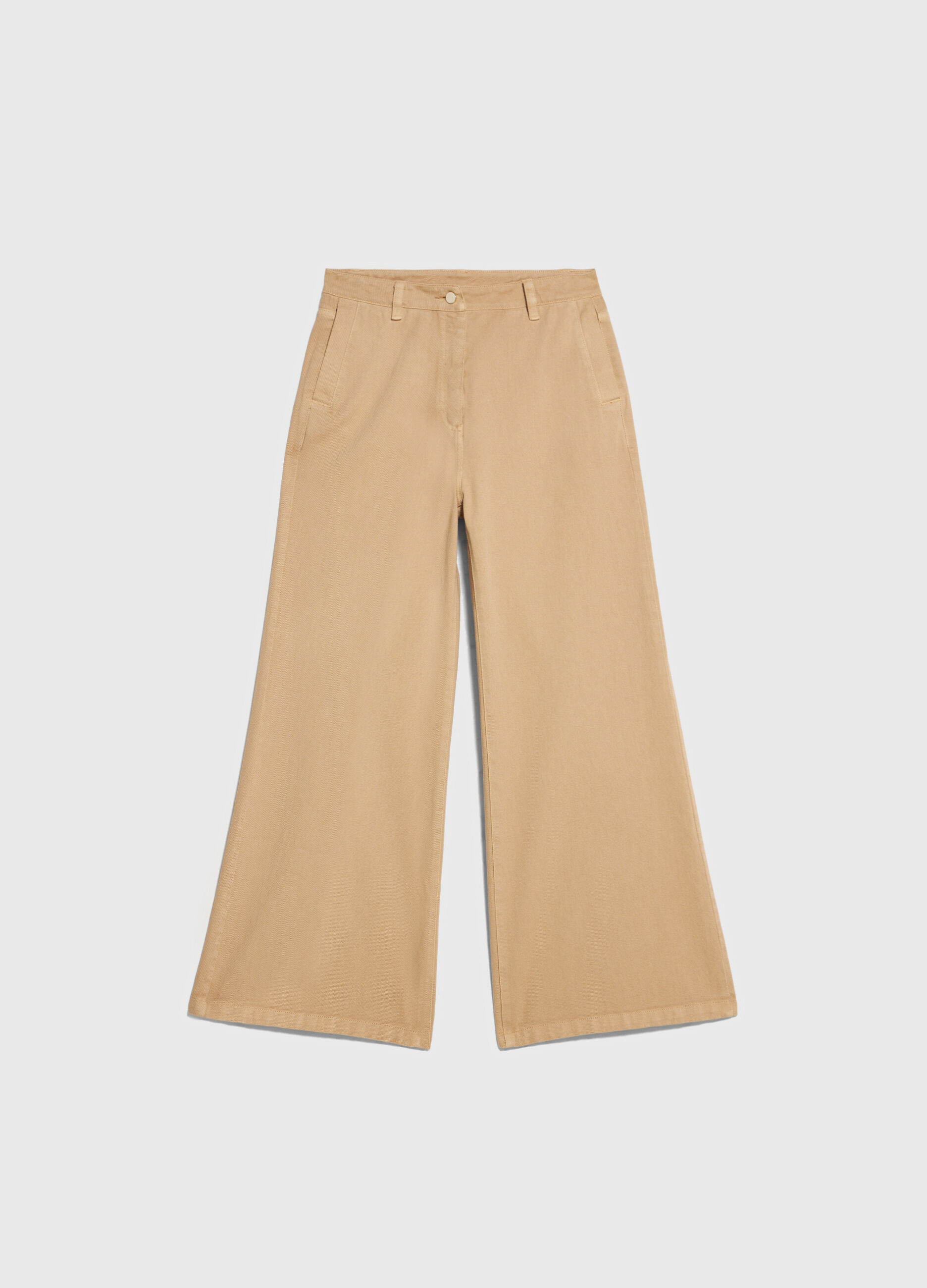 Wide trousers in pure cotton_4