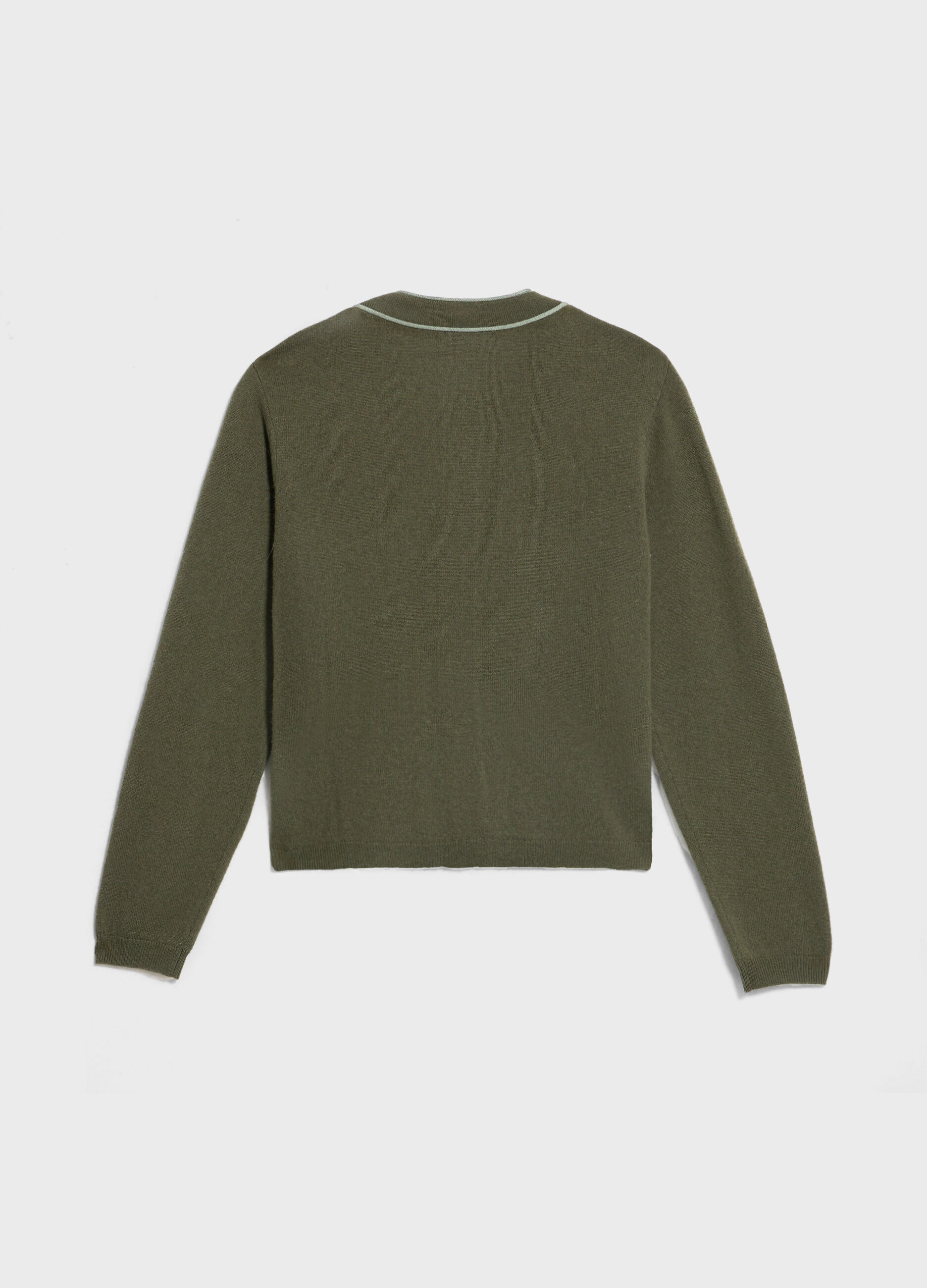 Cardigan tricot in lana e cashmere