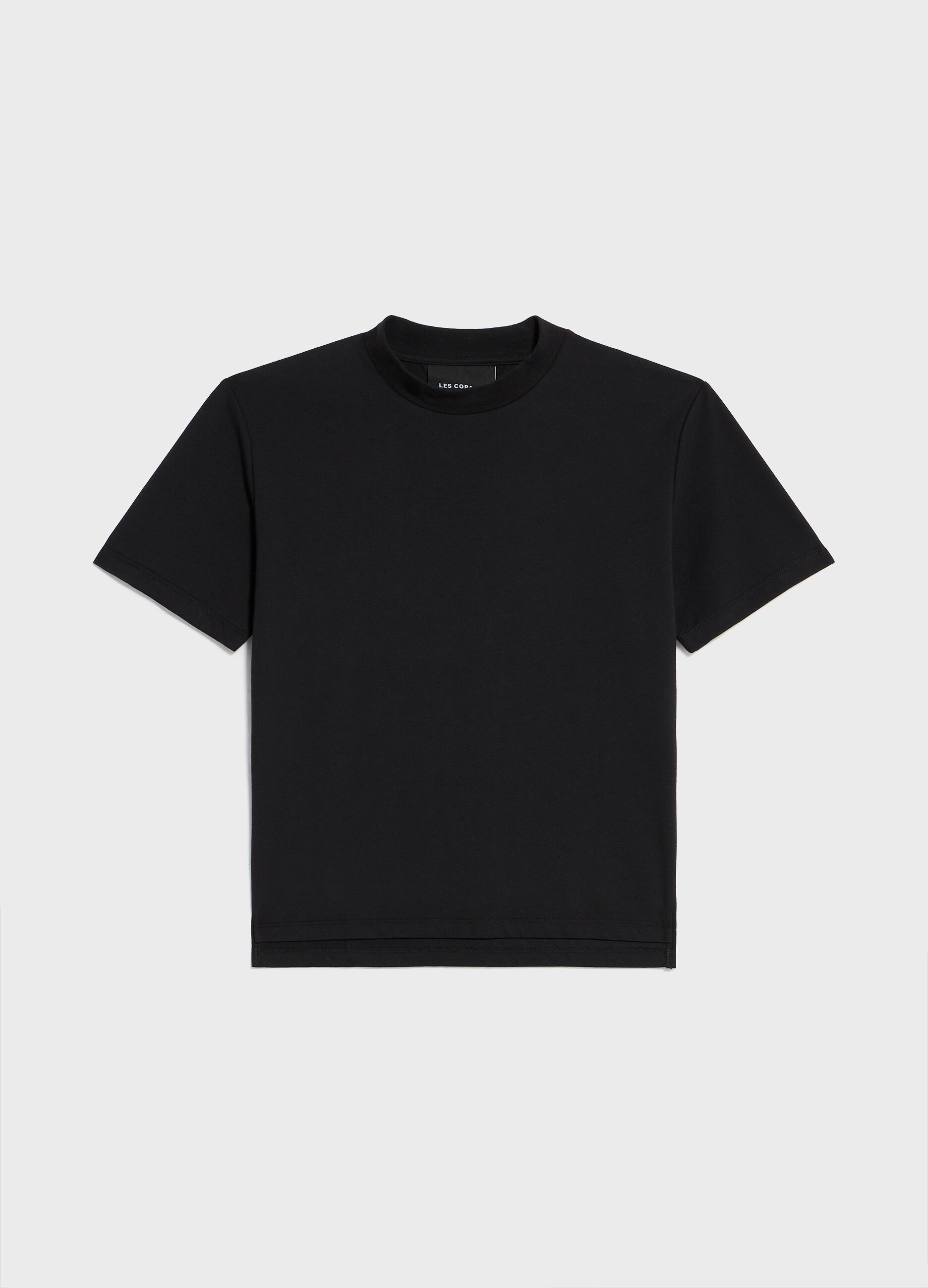 Short-sleeved T-shirt in cotton blend
