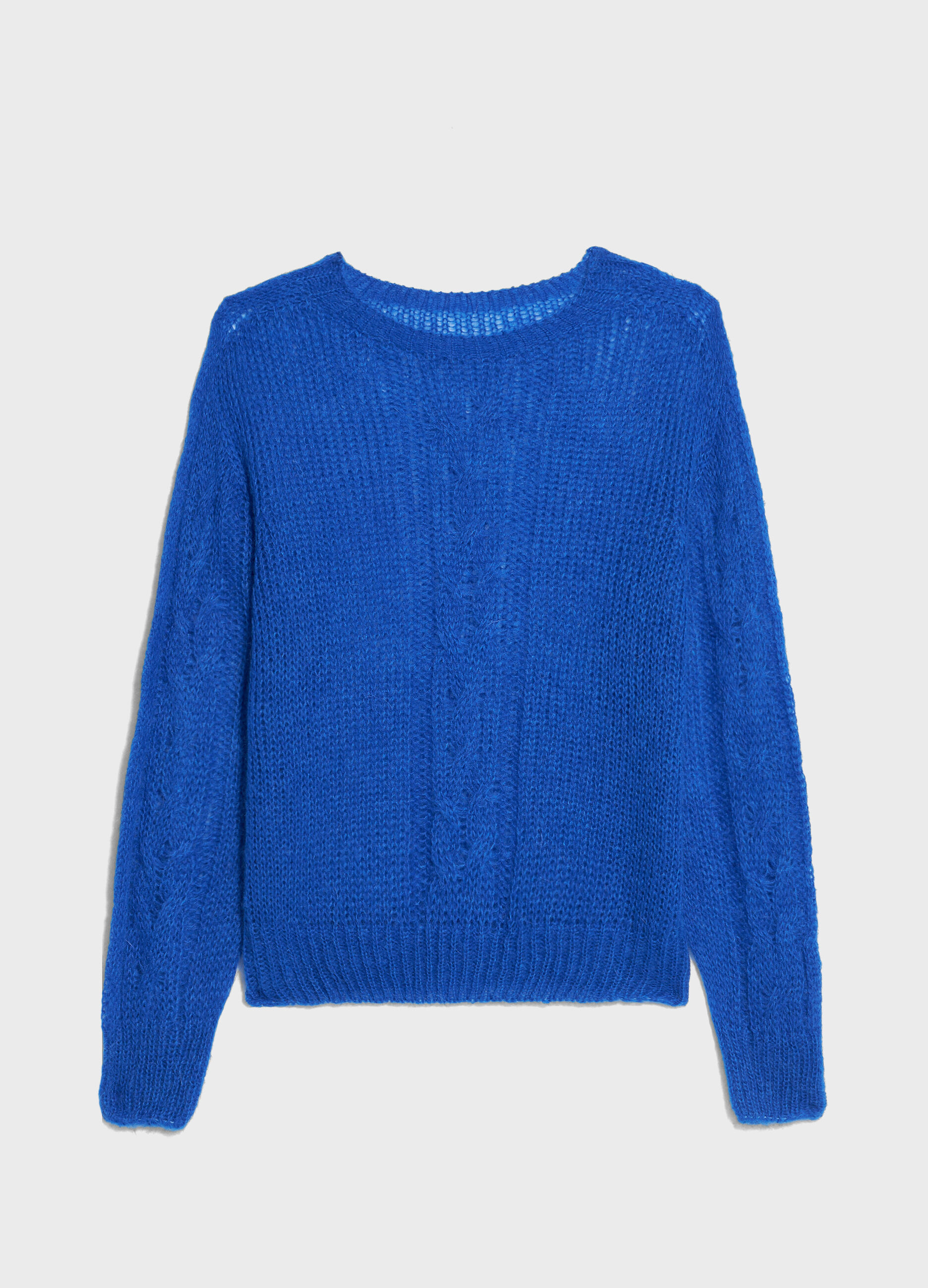 Maglione tricot a trecce