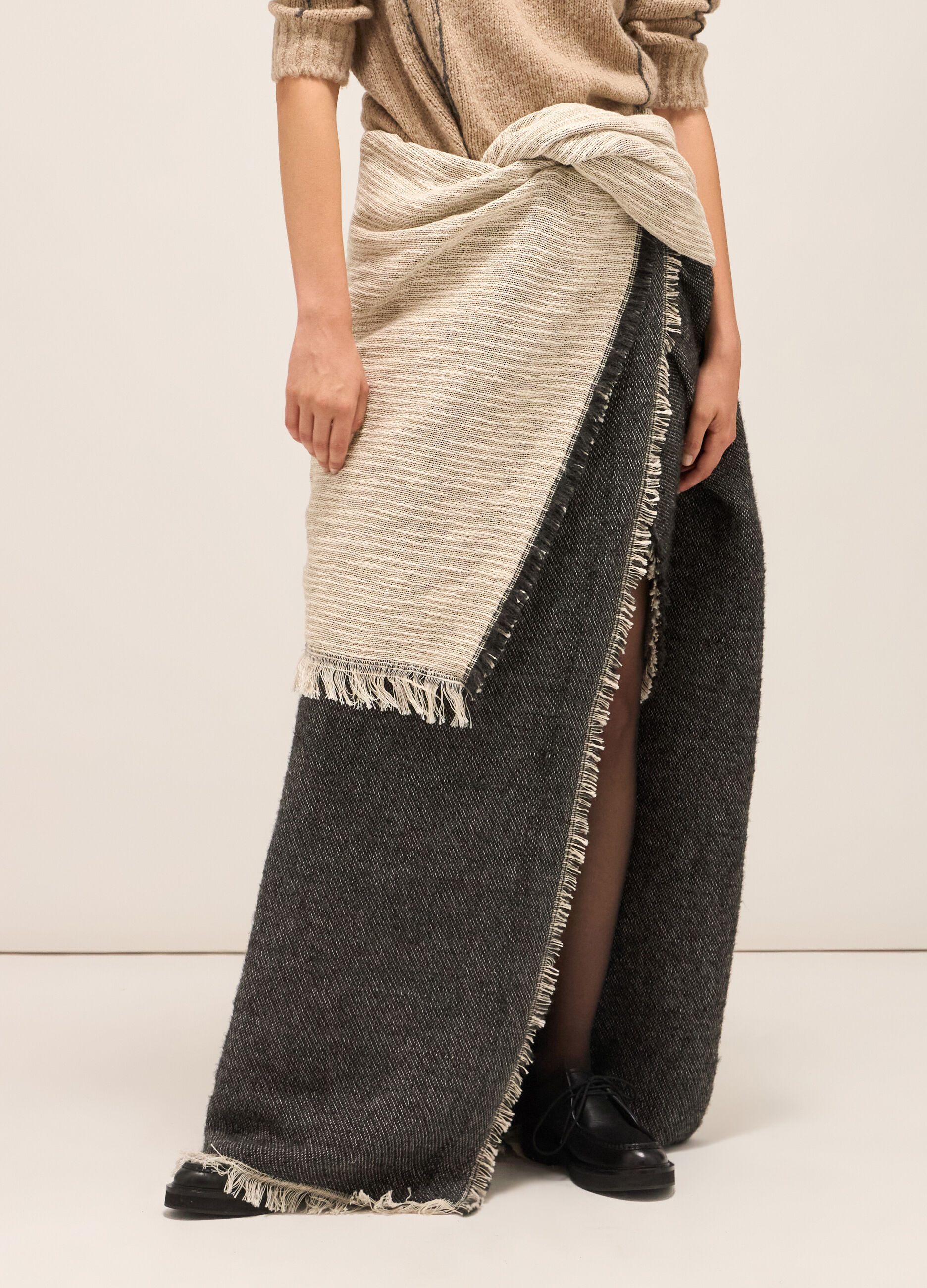 Maxi-écharpe jacquard_0