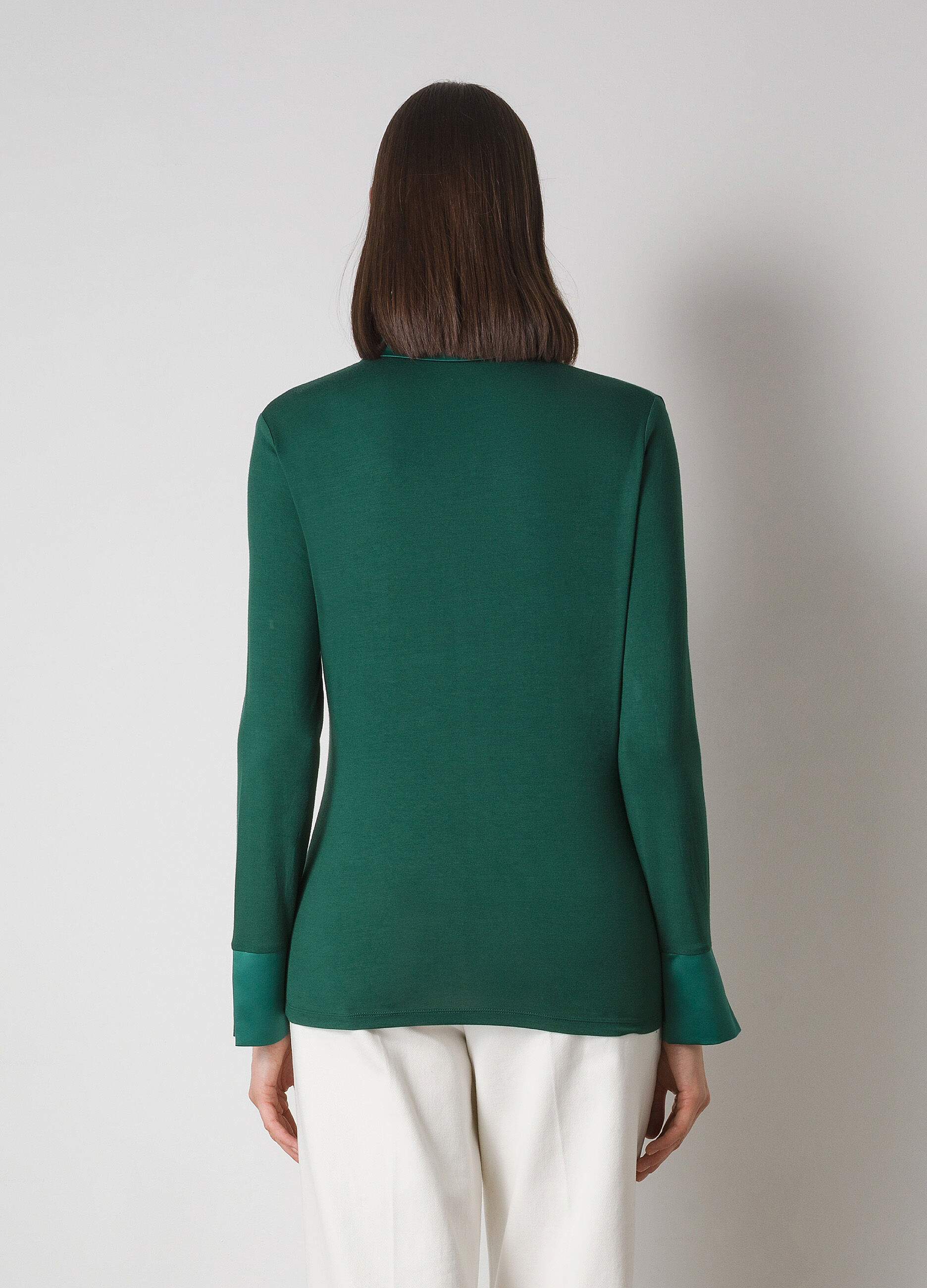Stretch fabric blouse 