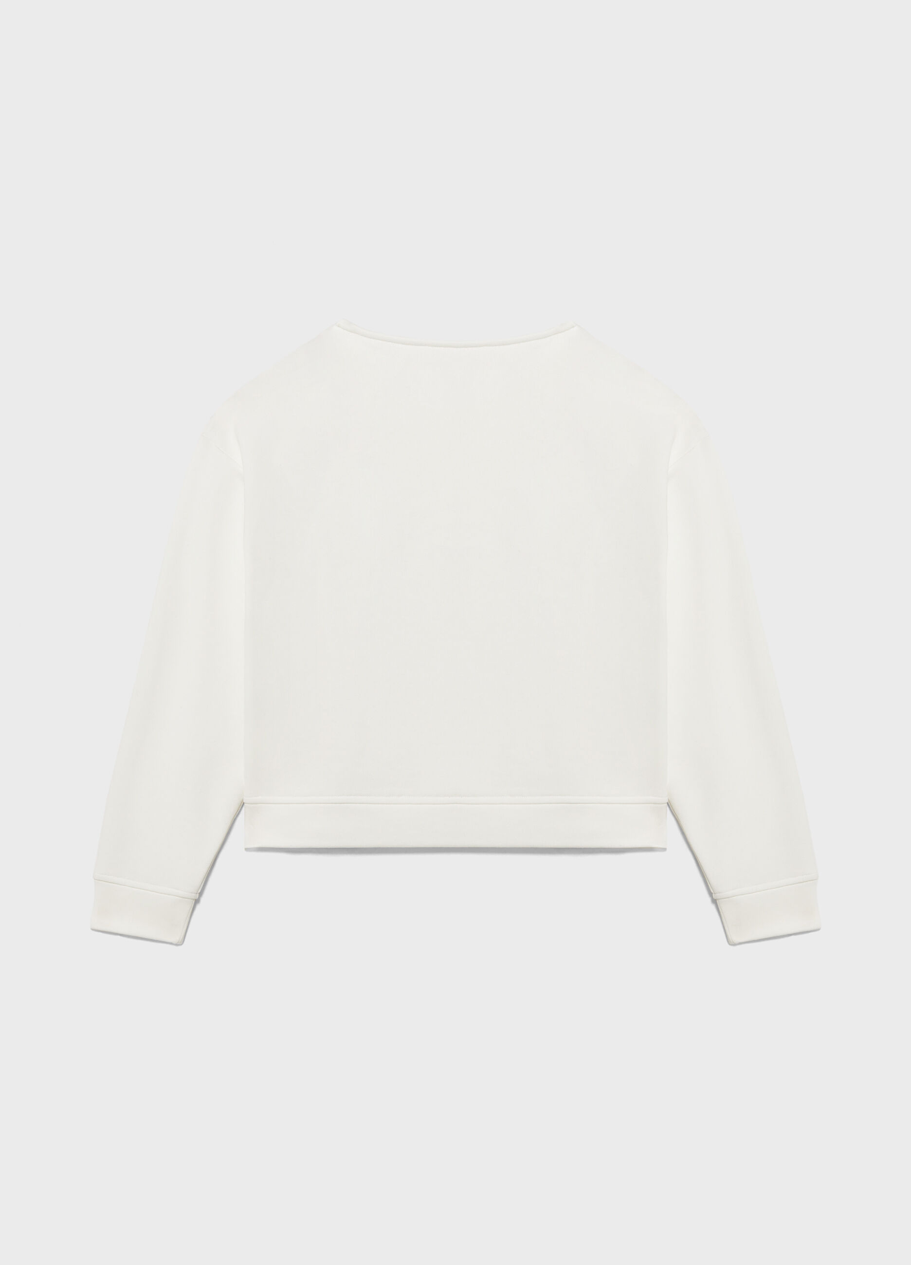 White pure cotton sweatshirt_5
