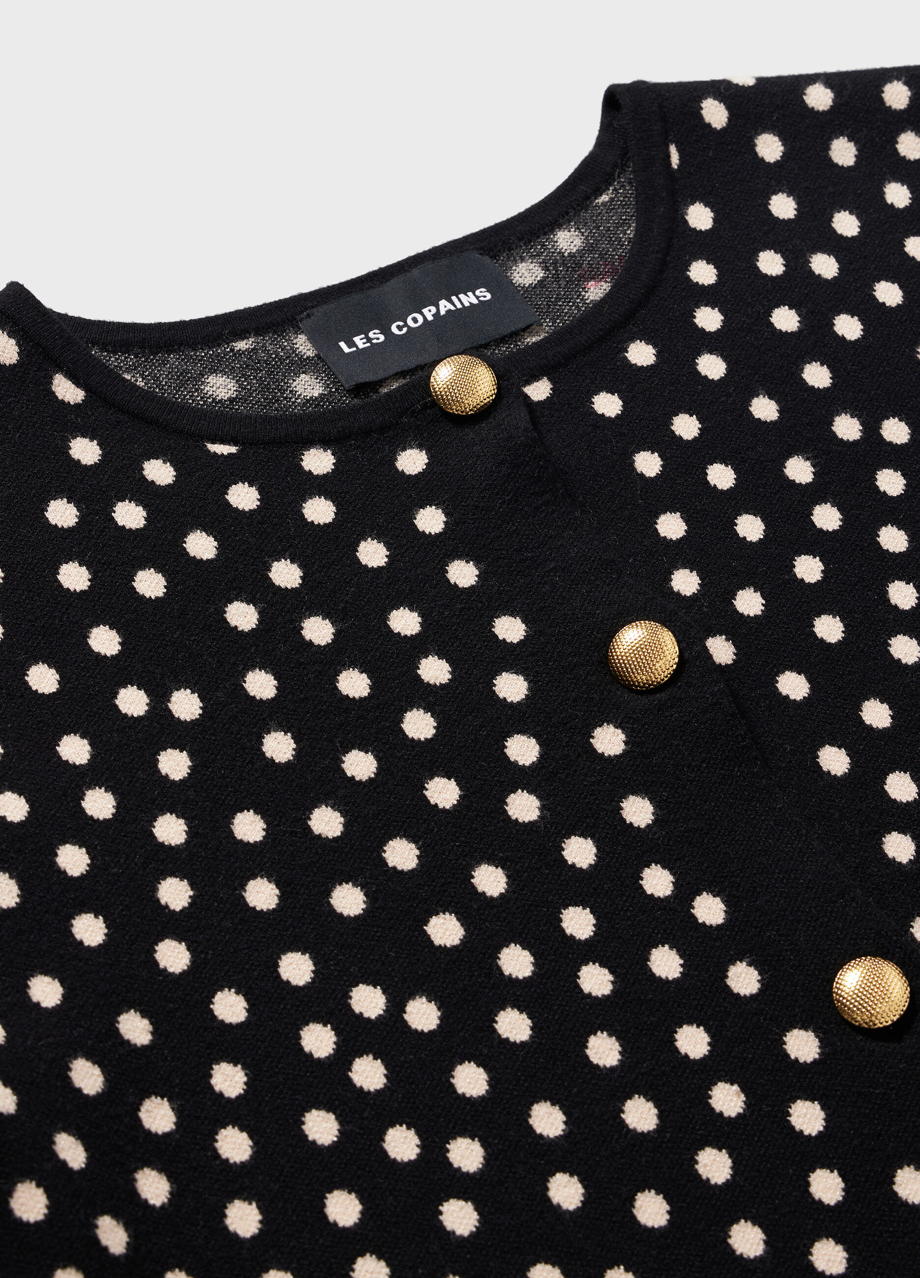Cardigan tricot a pois_6
