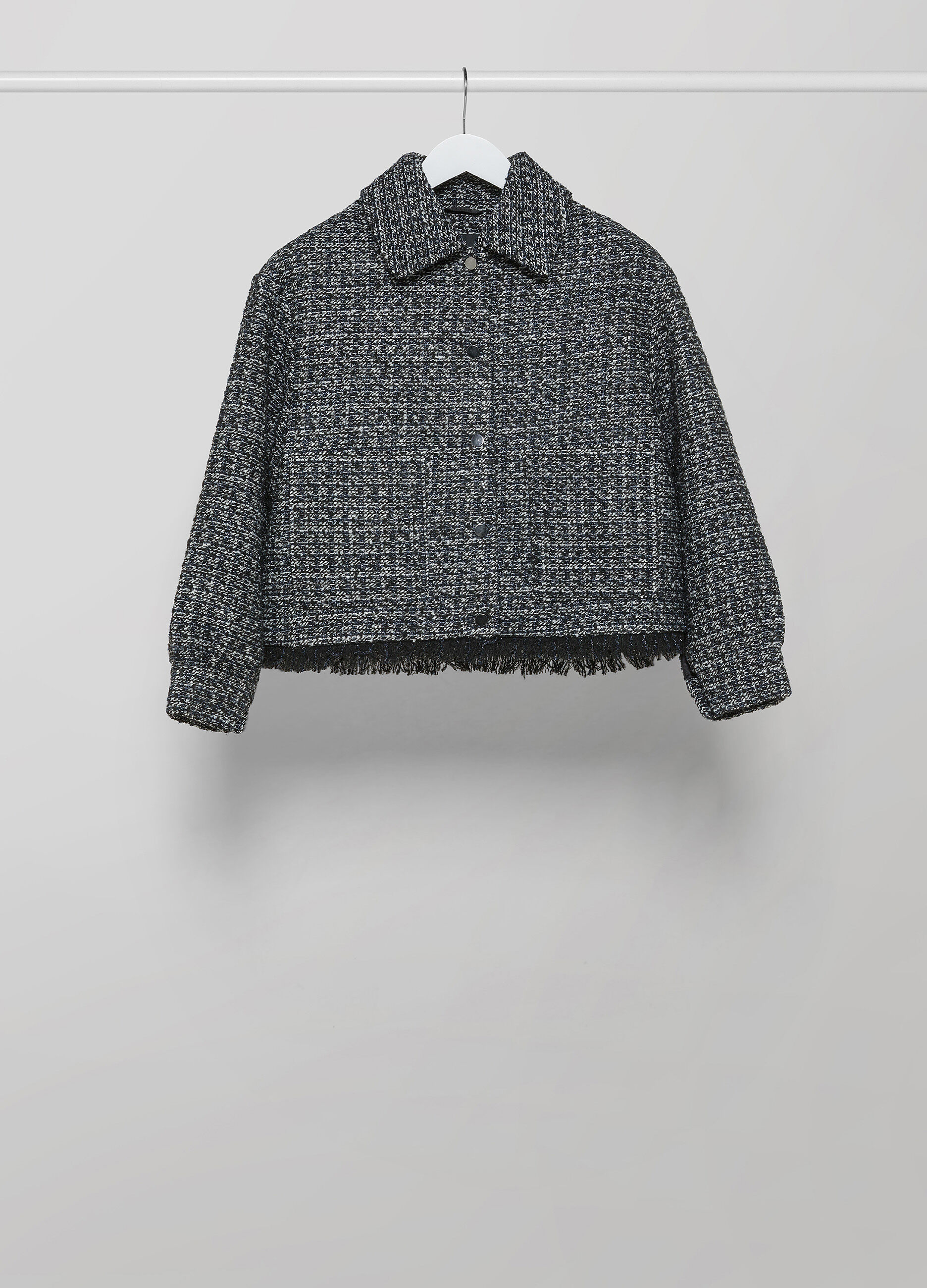 Bouclé wool blend coat_4