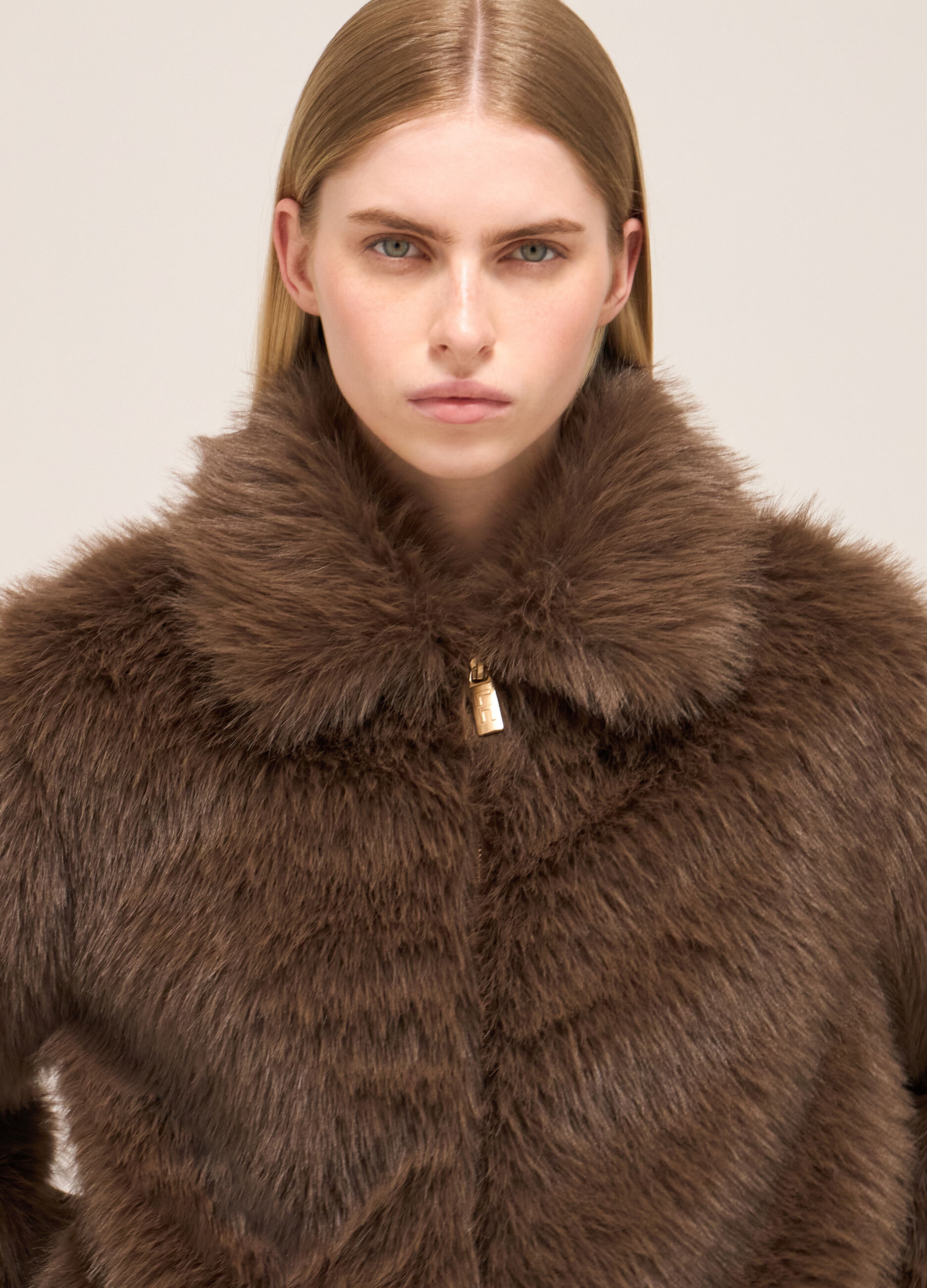 ECOfur jacket with zip