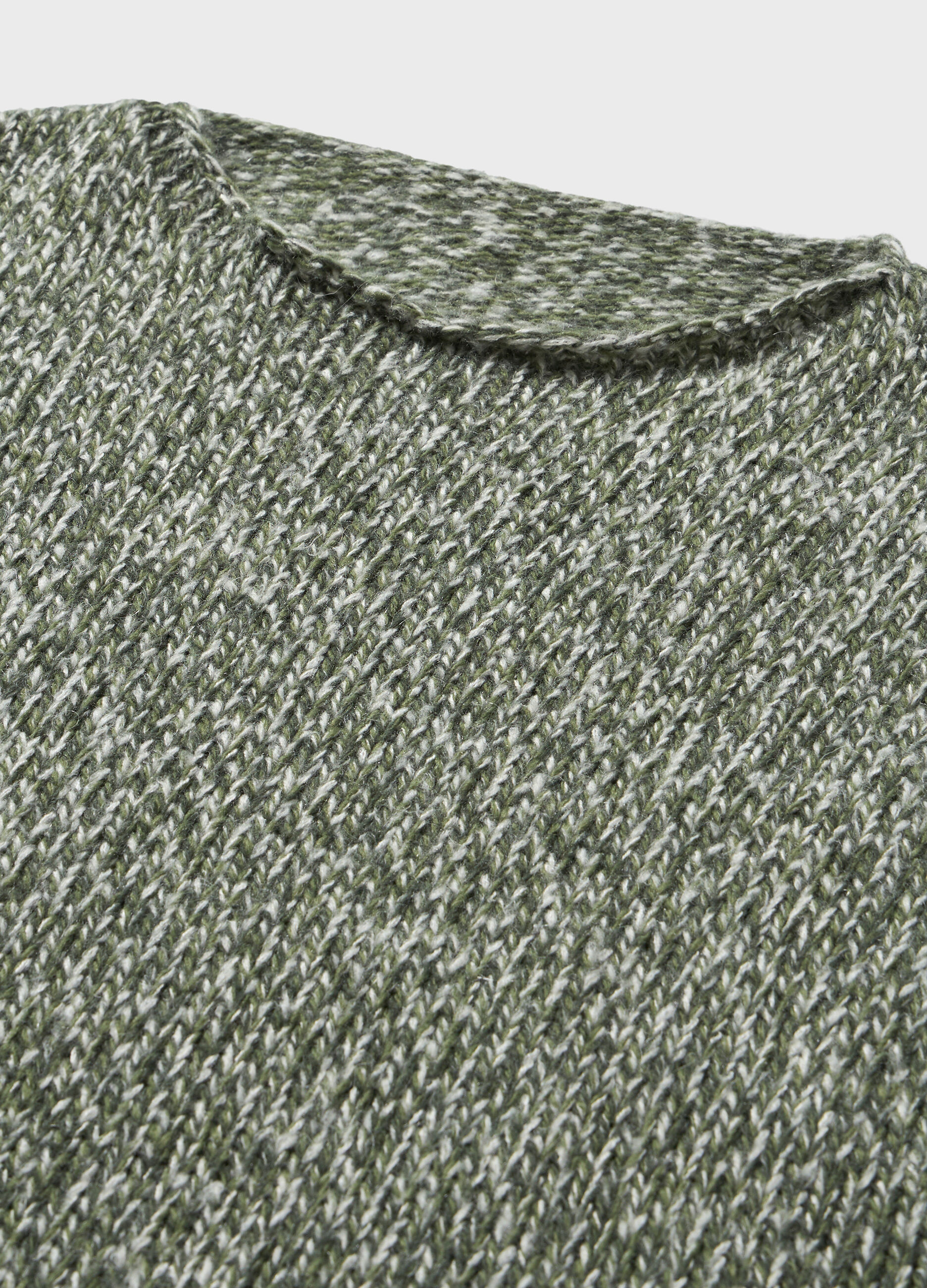 Mouliné knit sweater_5