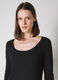 Round-neck silk-blend tricot_2