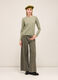 Crew-neck sweater in merino wool and cashmere_0