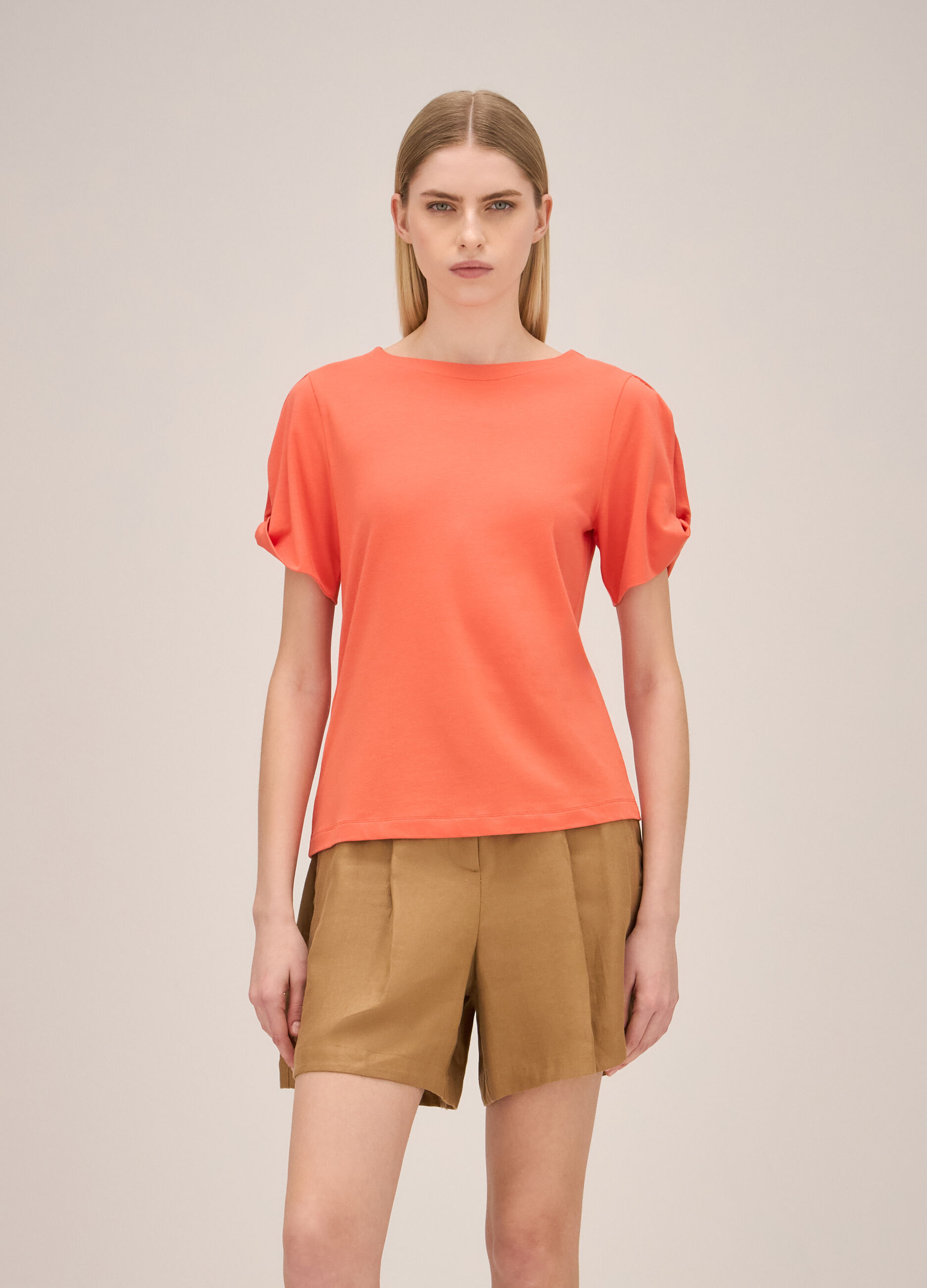 Cotton and modal T-shirt_1