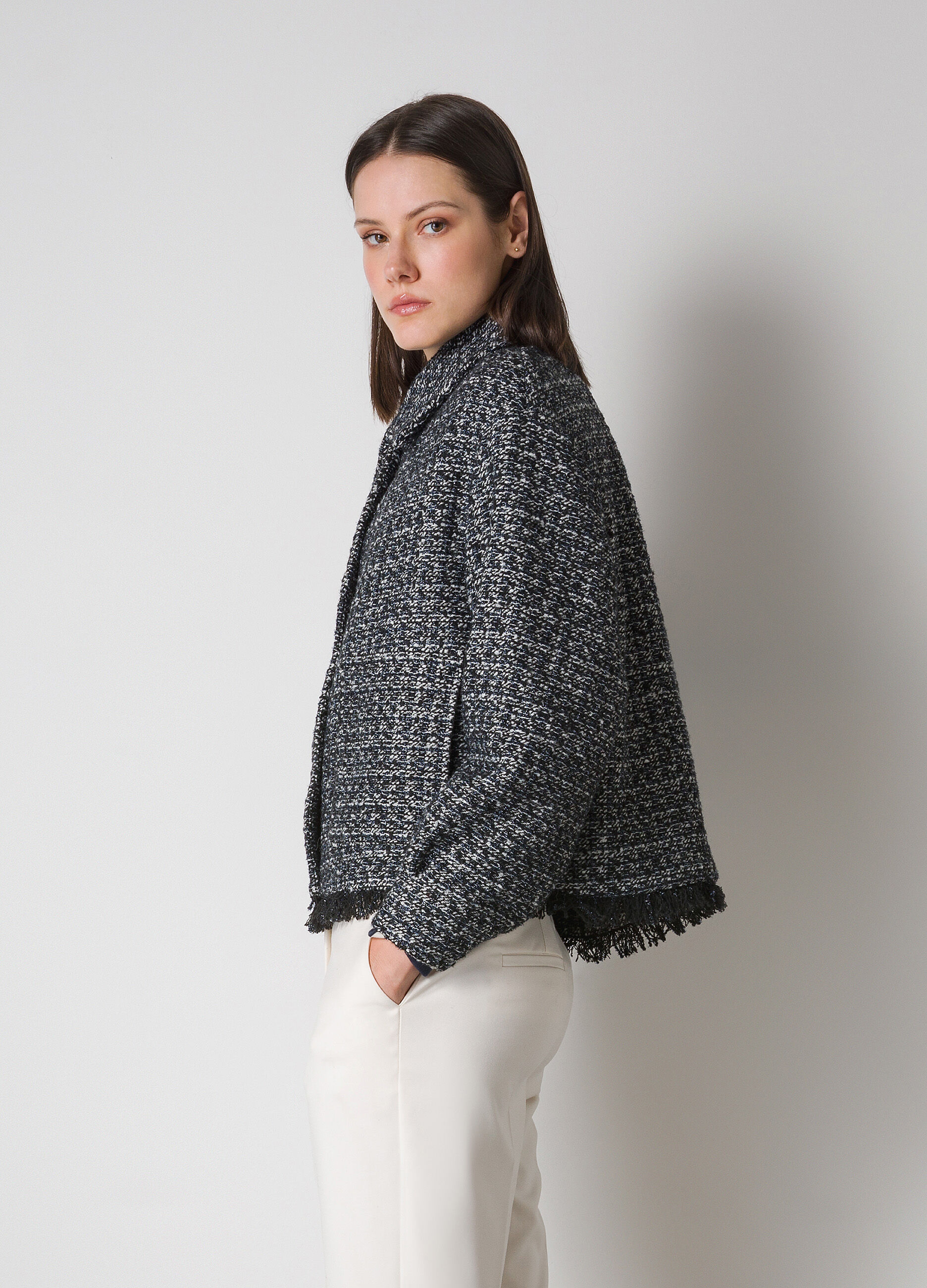 Bouclé wool blend coat_3