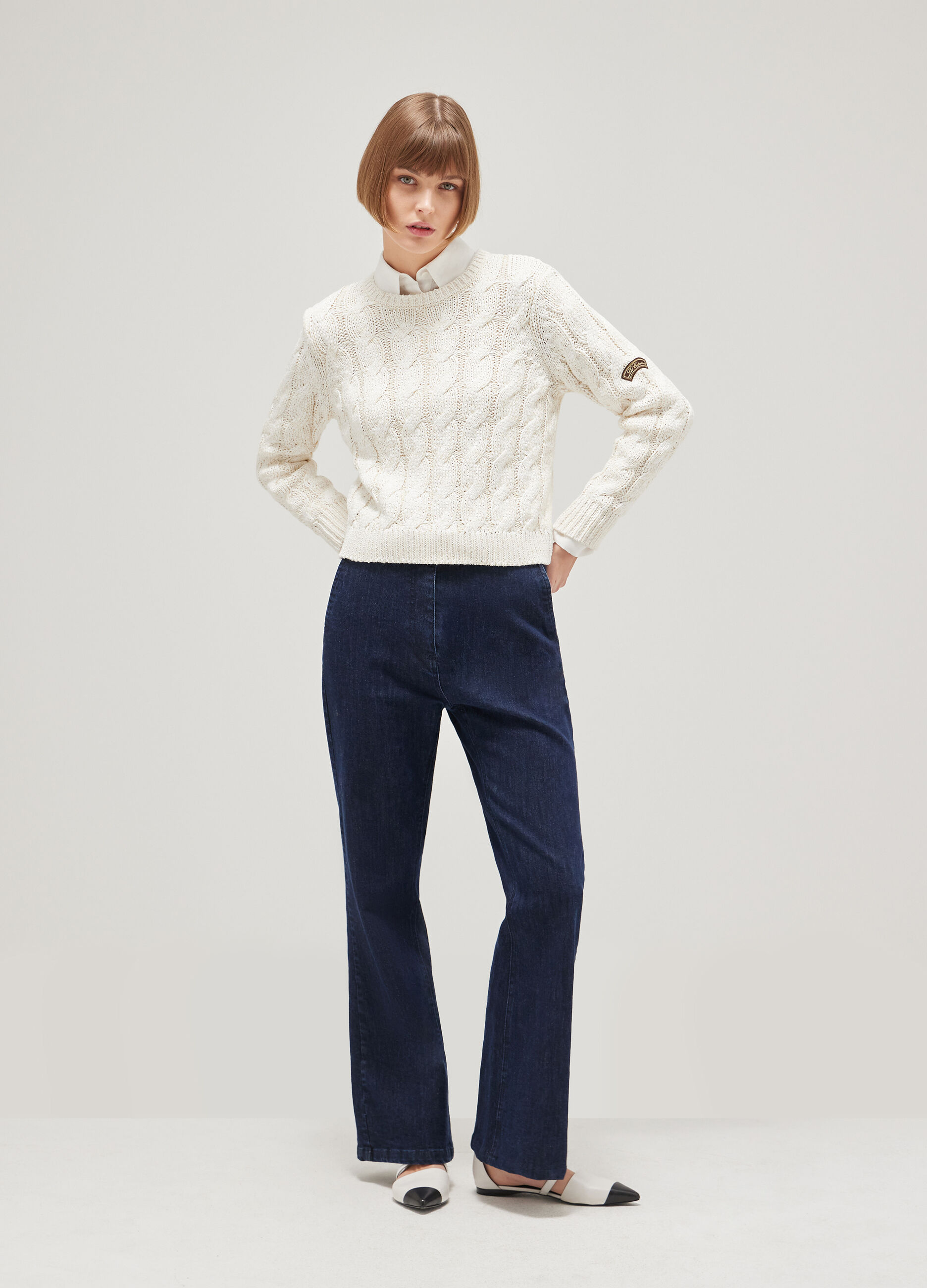 Cable knit jumper_0