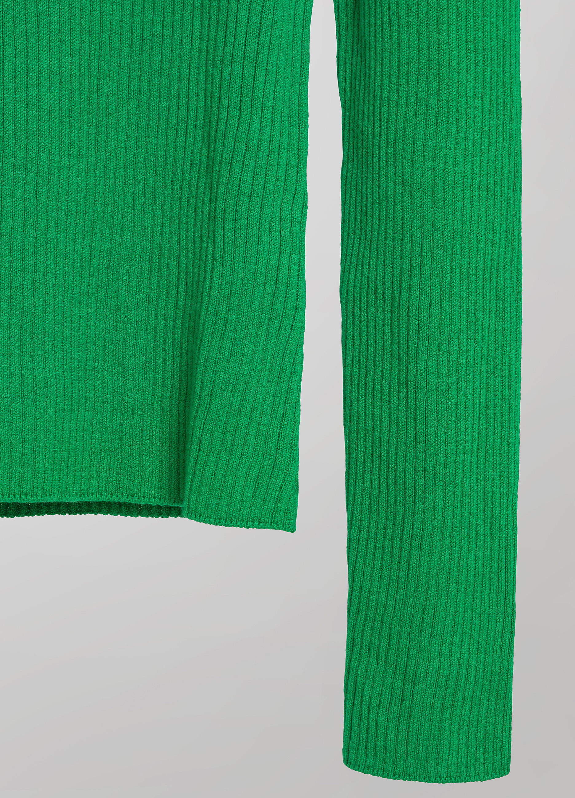 Ribbed silk-blend tricot