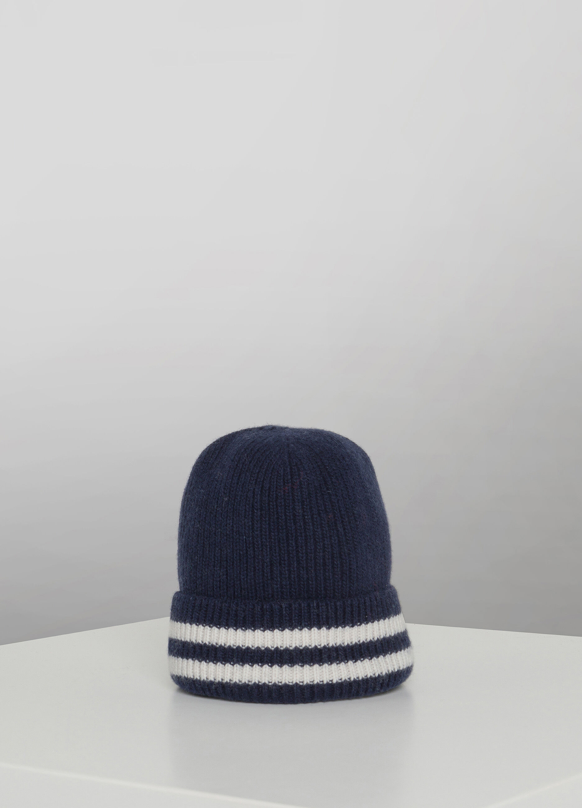 Cashmere blend beanie hat