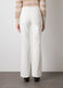 White Flare ribbed velvet trousers_1