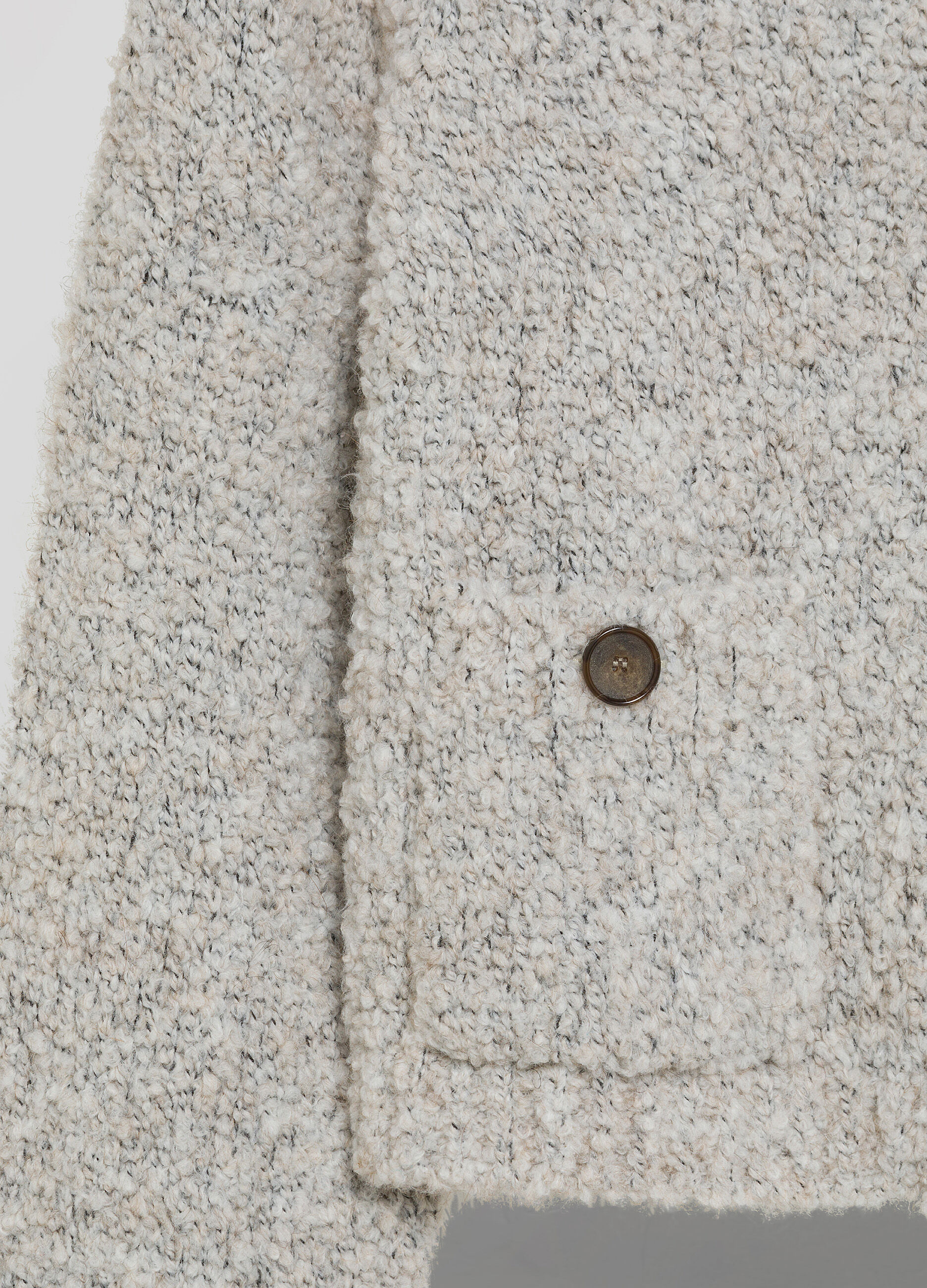 Alpaca wool blend loop stitch cardigan_6