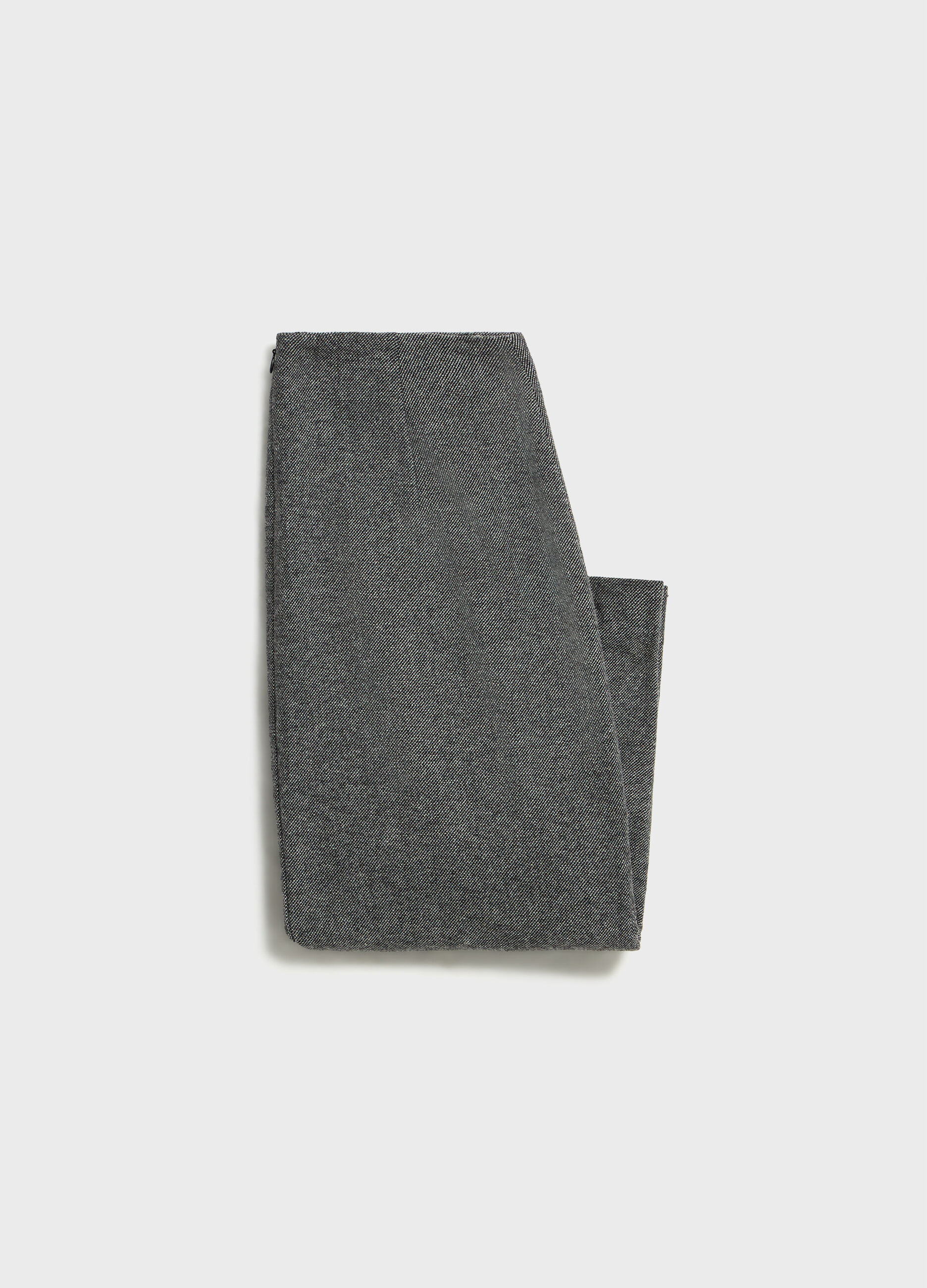 Midi skirt in tweed