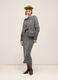 Knitted cardigan in mohair and cotton blend_0